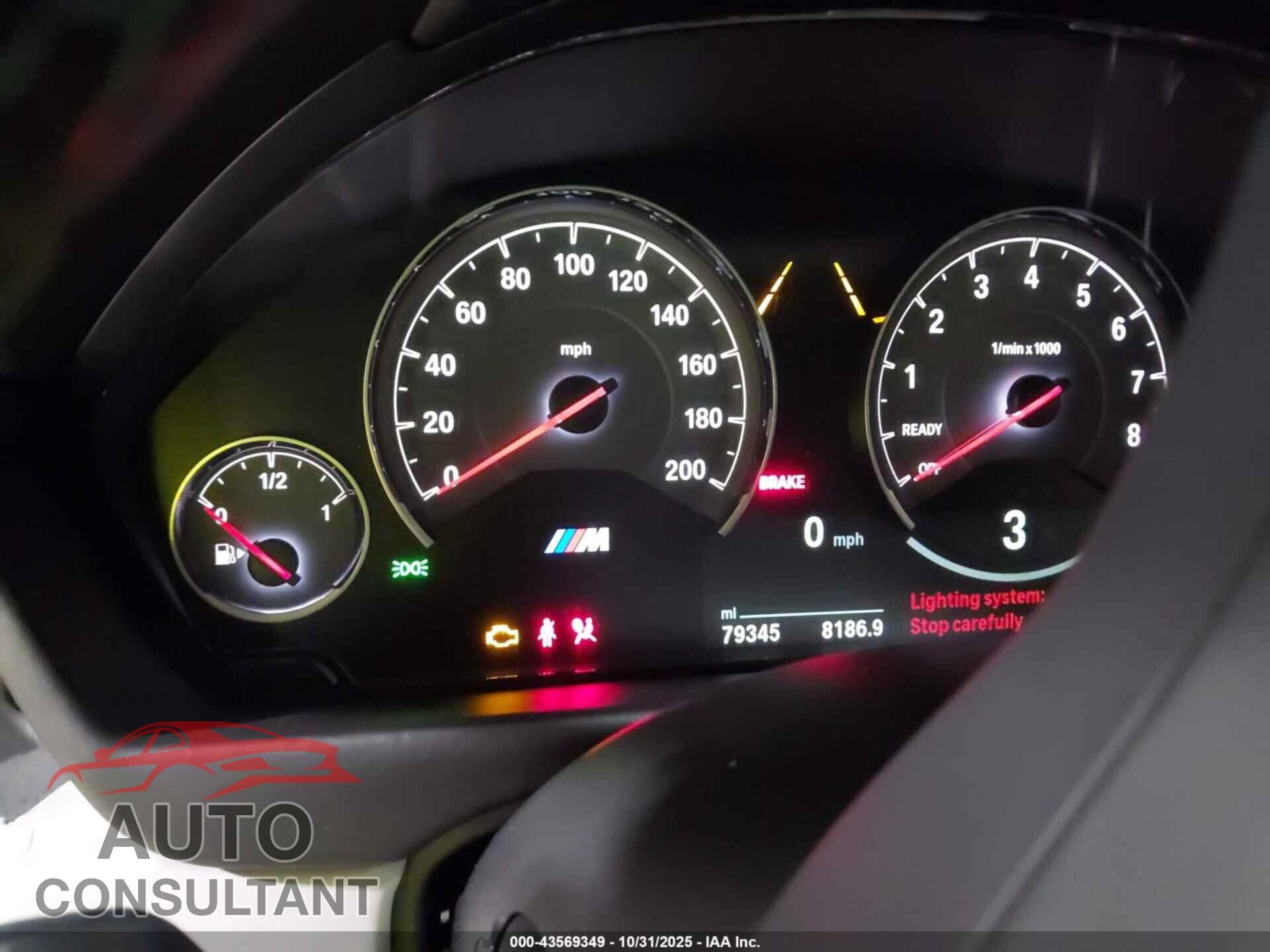 BMW M3 2016 - WBS8M9C58G5E68540