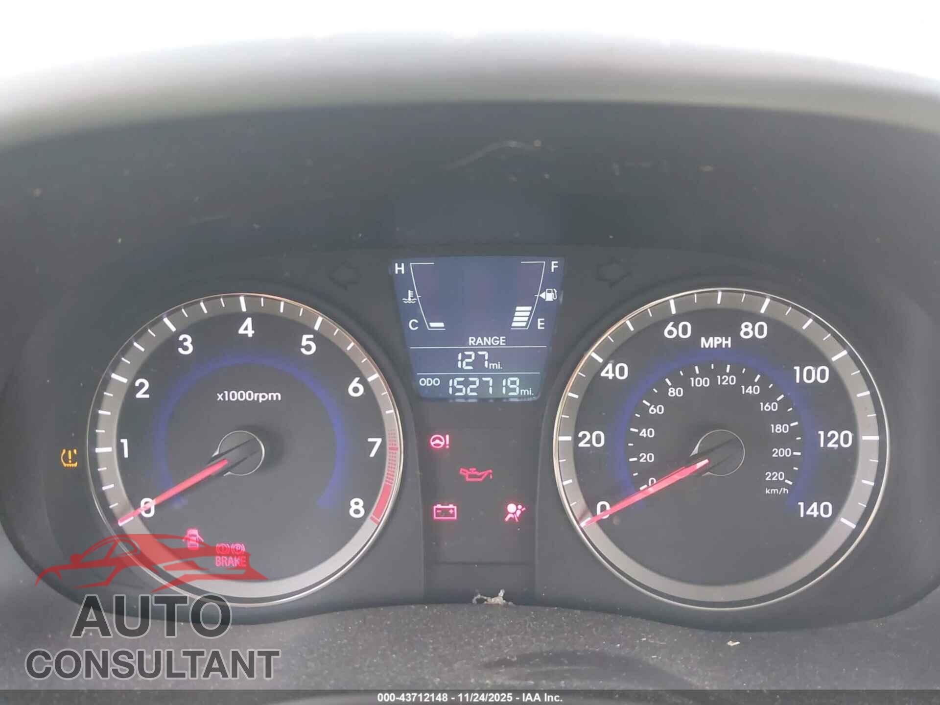 HYUNDAI ACCENT 2014 - KMHCU5AE2EU164144