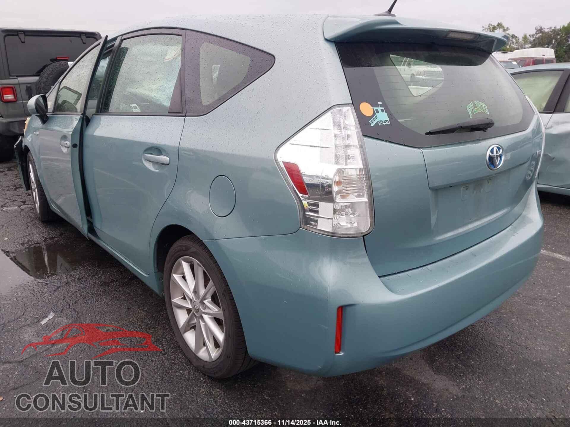 TOYOTA PRIUS V 2014 - JTDZN3EUXE3310426