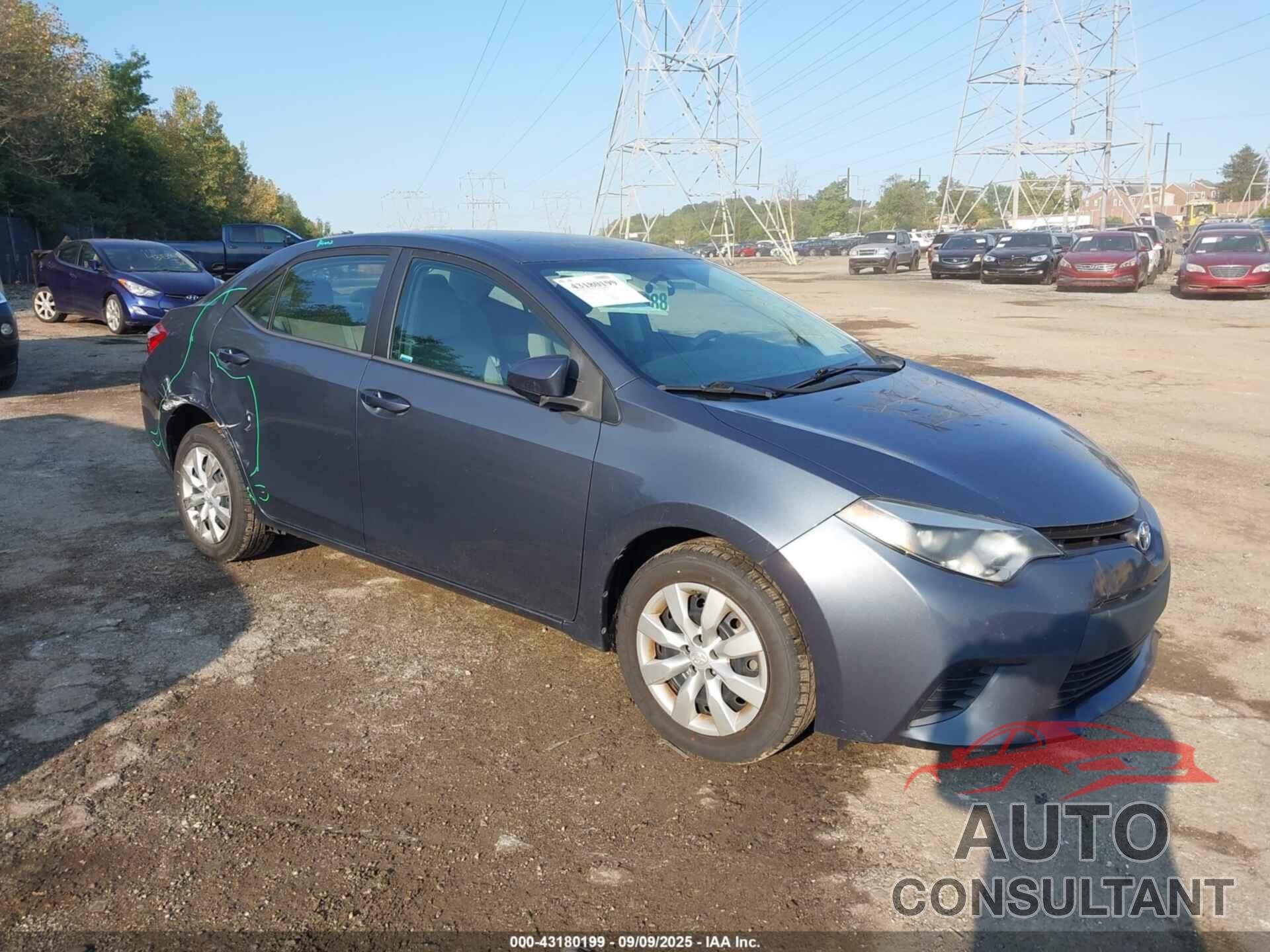 TOYOTA COROLLA 2014 - 2T1BURHE2EC172349