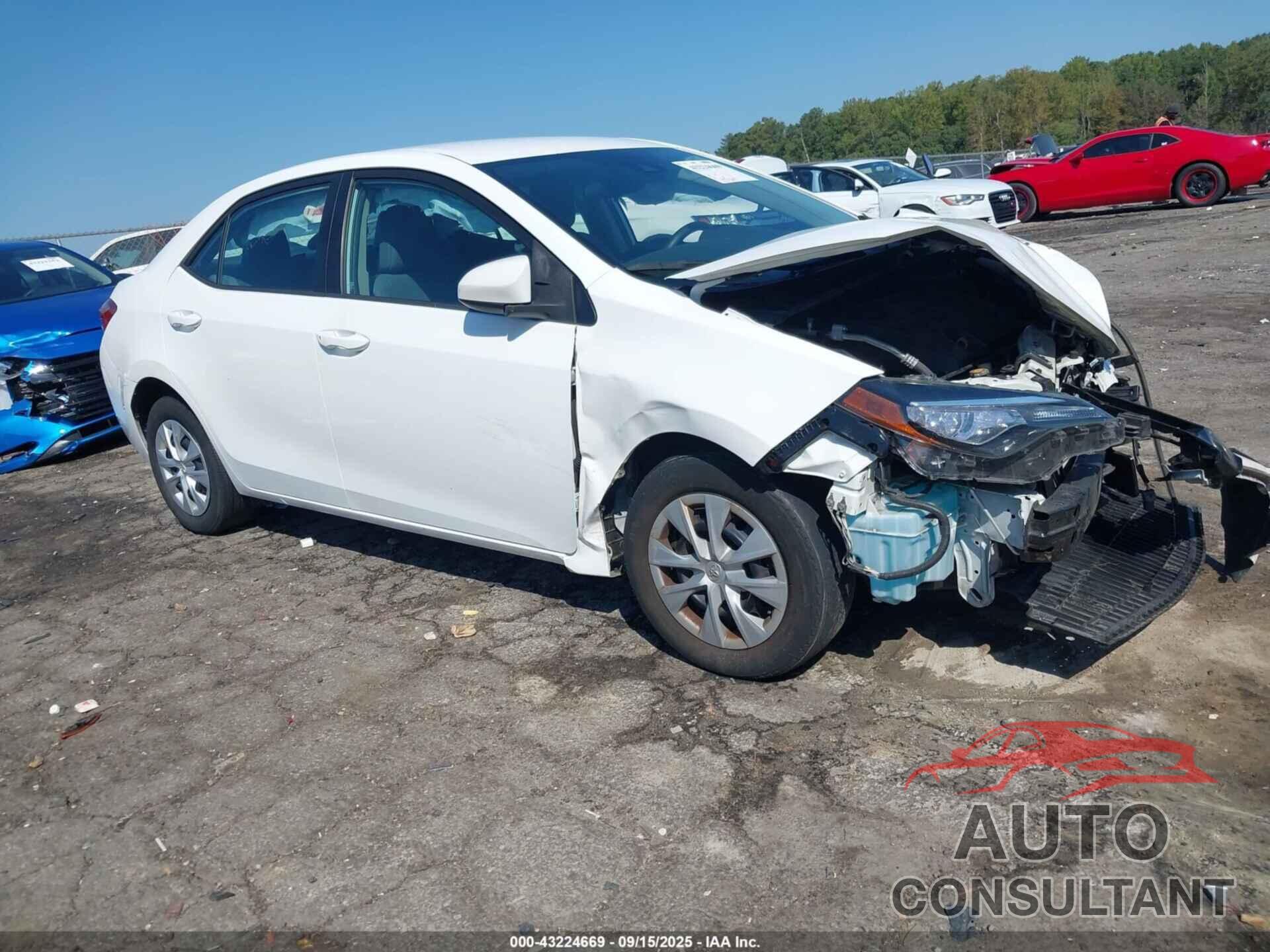 TOYOTA COROLLA 2017 - 2T1BURHE7HC746755