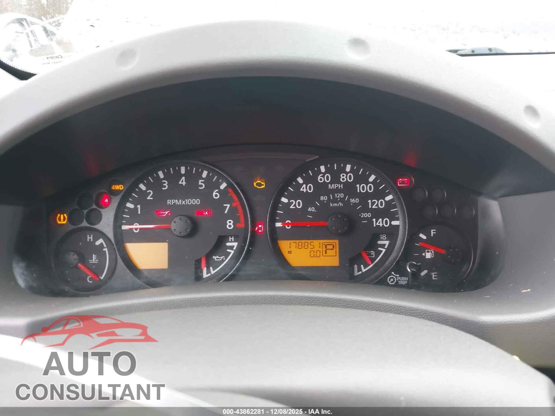 NISSAN FRONTIER 2013 - 1N6AD0EV7DN733150