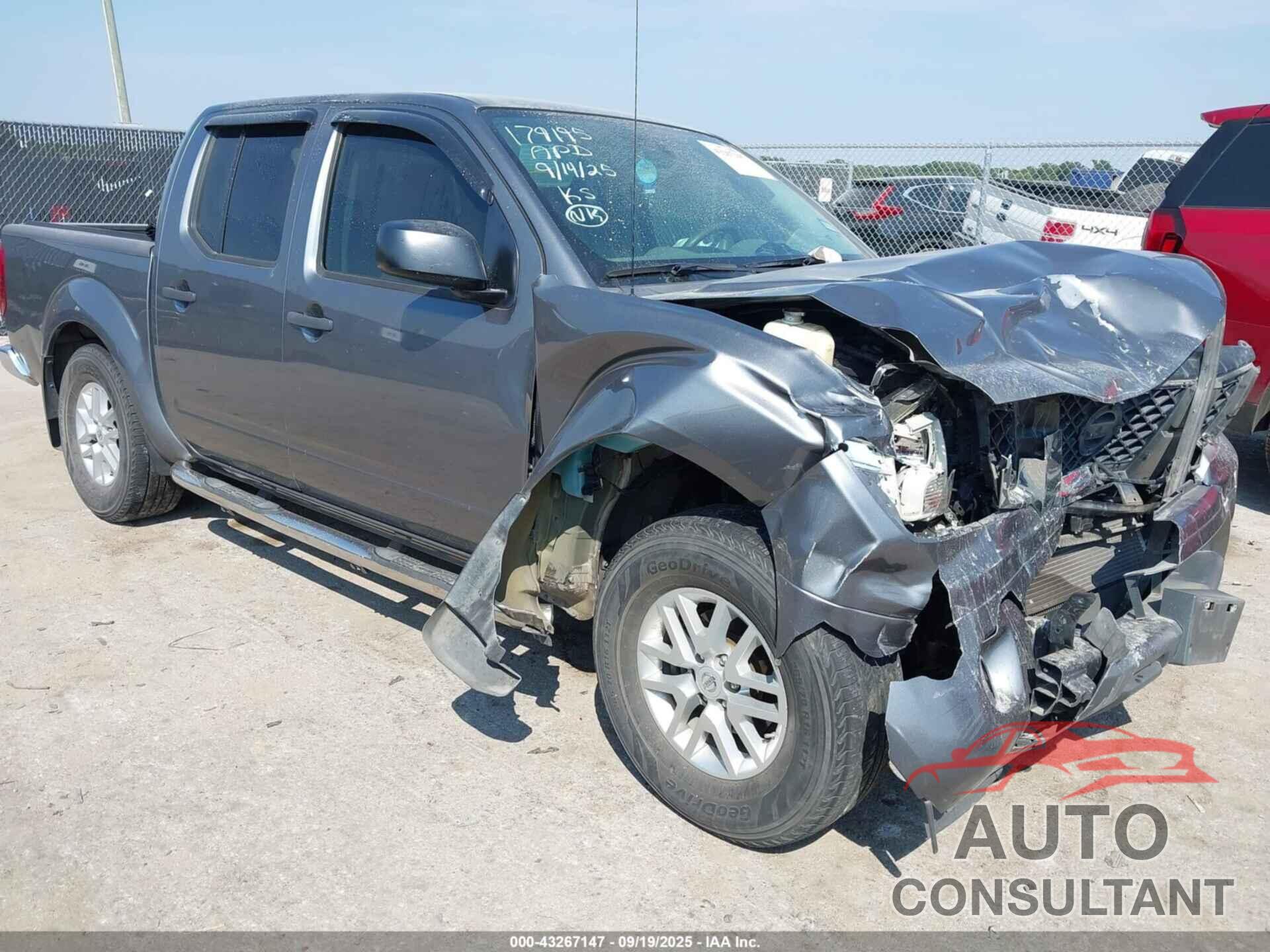 NISSAN FRONTIER 2019 - 1N6AD0ER6KN742373