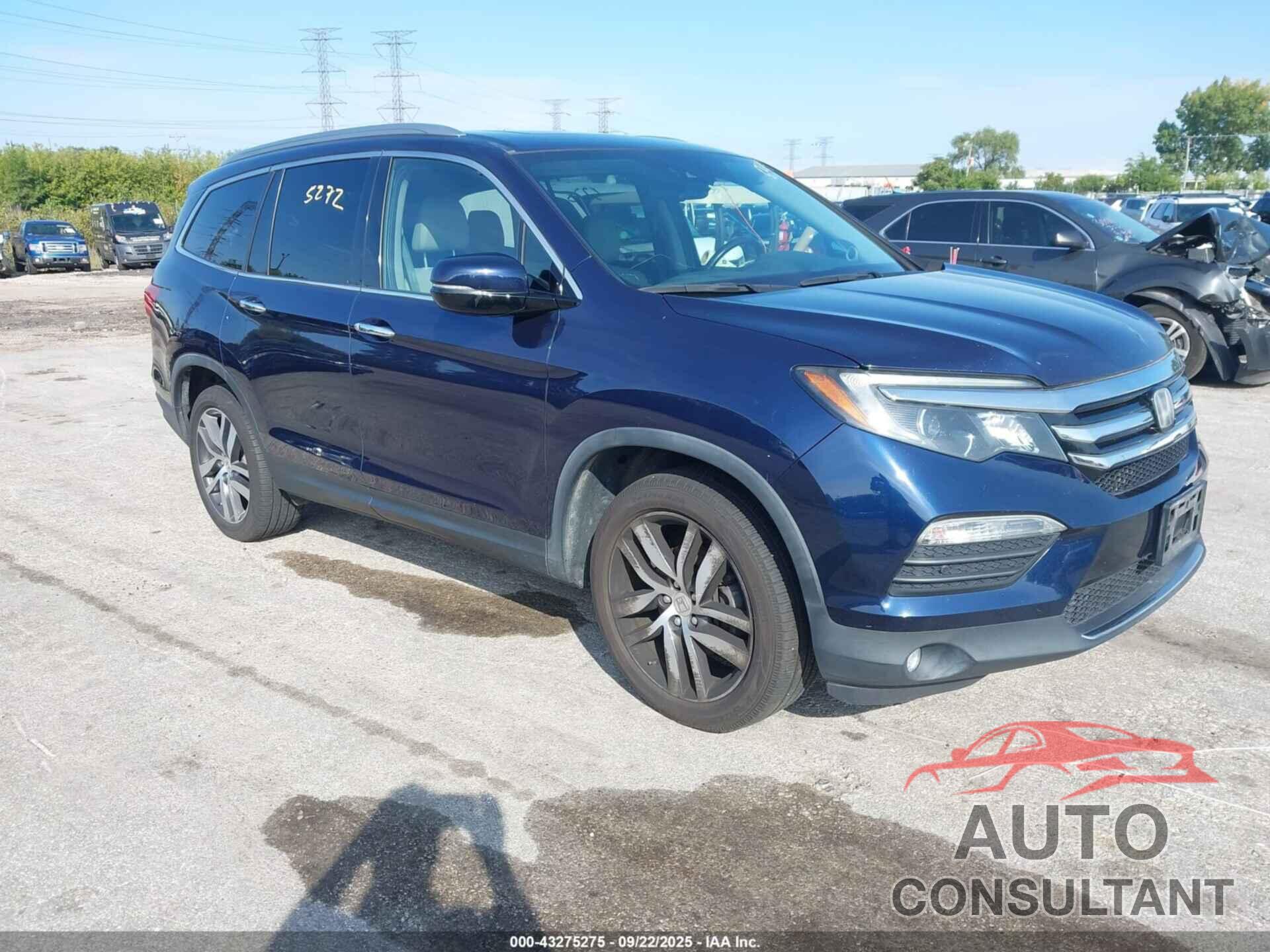 HONDA PILOT 2017 - 5FNYF6H08HB067242