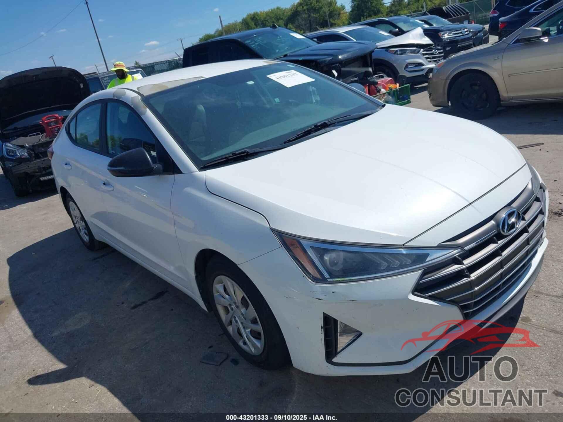 HYUNDAI ELANTRA 2019 - 5NPD74LF5KH472012
