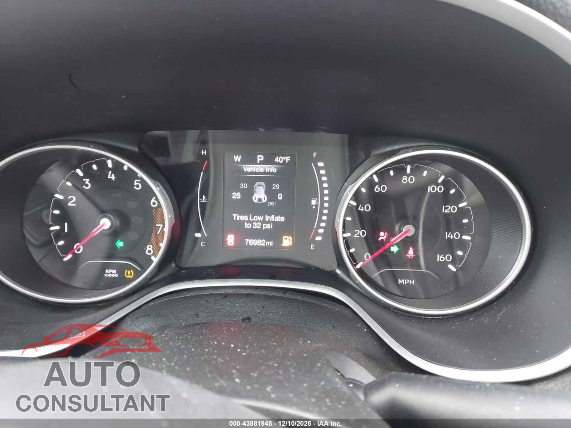 JEEP COMPASS 2019 - 3C4NJDBBXKT750147