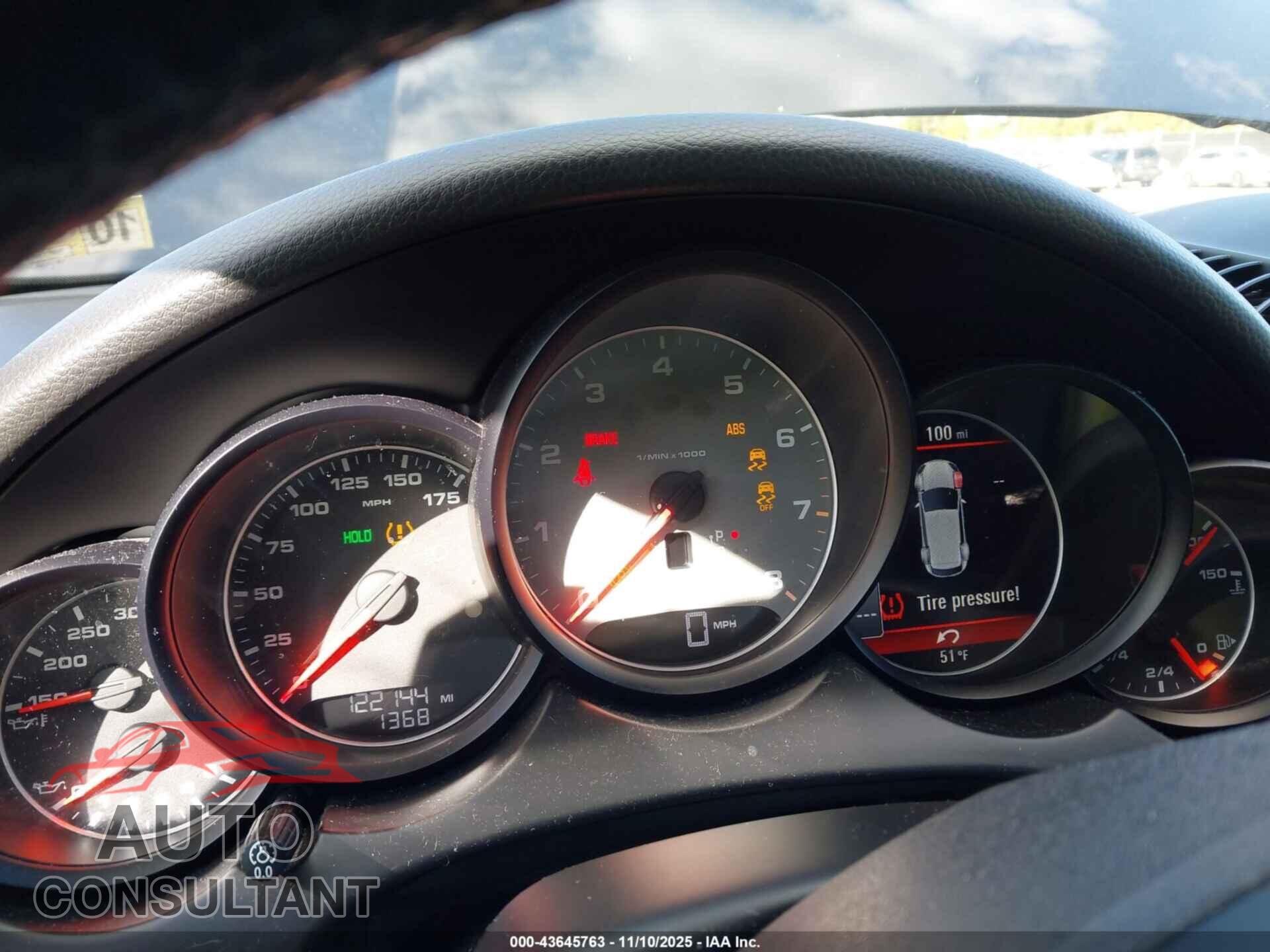 PORSCHE CAYENNE 2012 - WP1AB2A21CLA44729