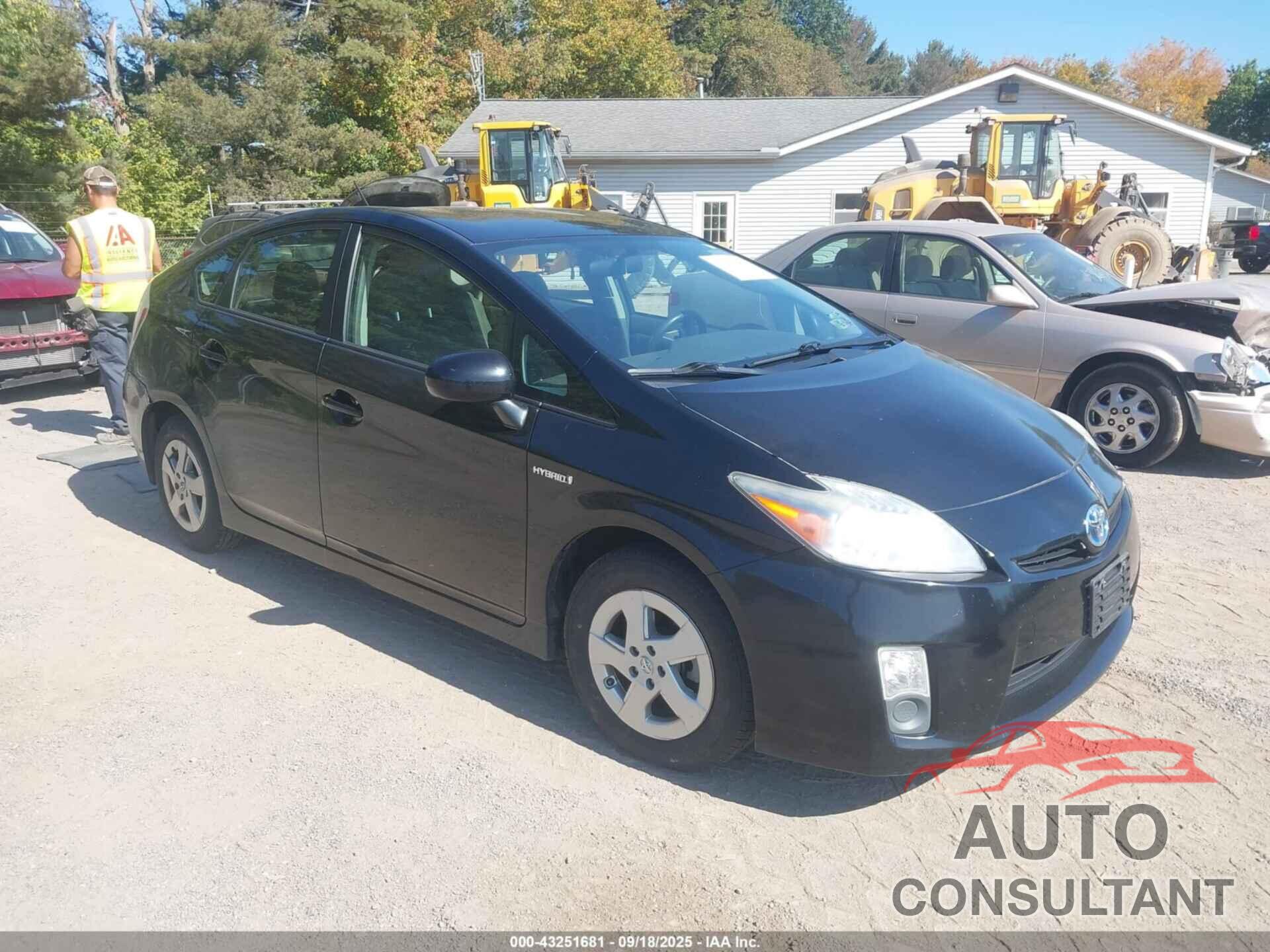 TOYOTA PRIUS 2011 - JTDKN3DU7B5363197