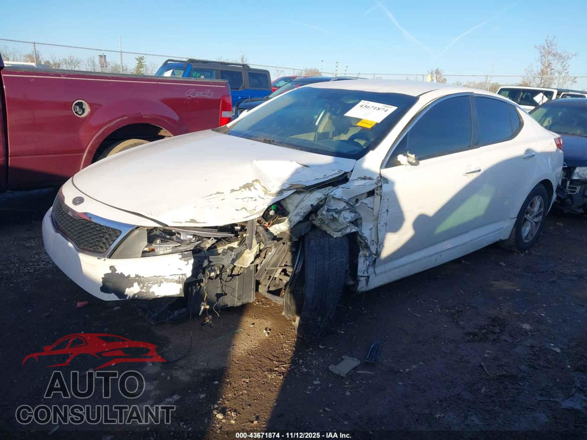 KIA OPTIMA 2012 - KNAGM4A77C5292580