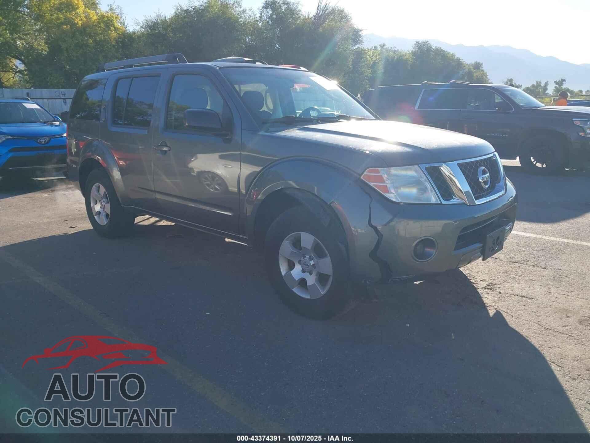 NISSAN PATHFINDER 2009 - 5N1AR18B19C607697