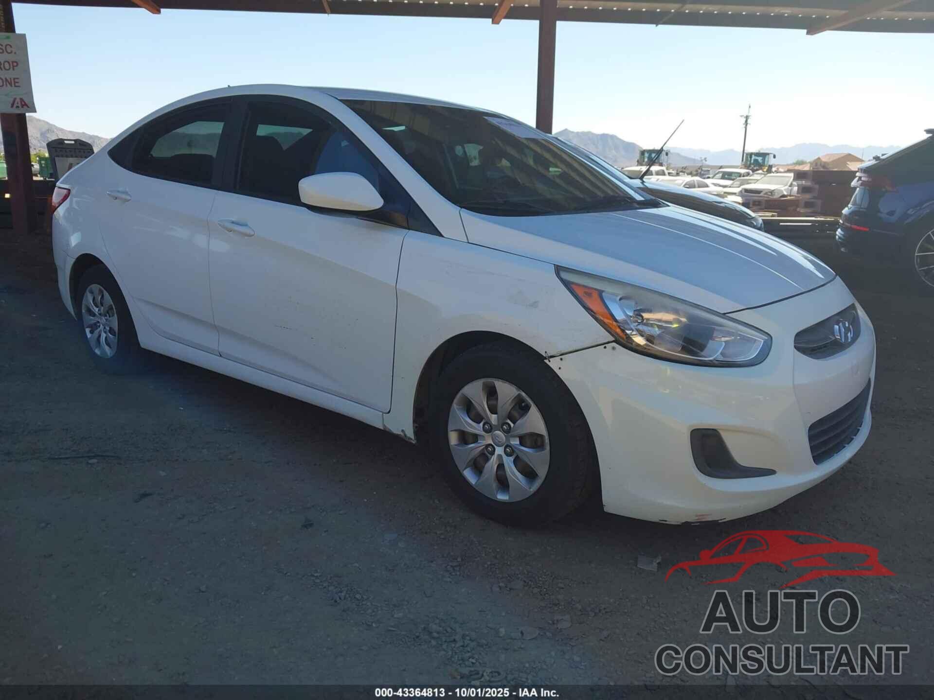 HYUNDAI ACCENT 2017 - KMHCT4AE9HU224146