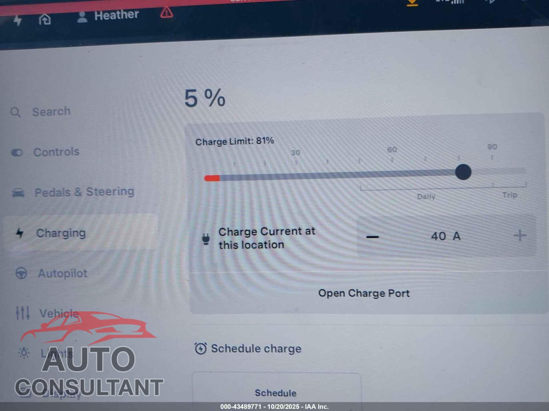 TESLA MODEL S 2015 - 5YJSA1S2XFF084154