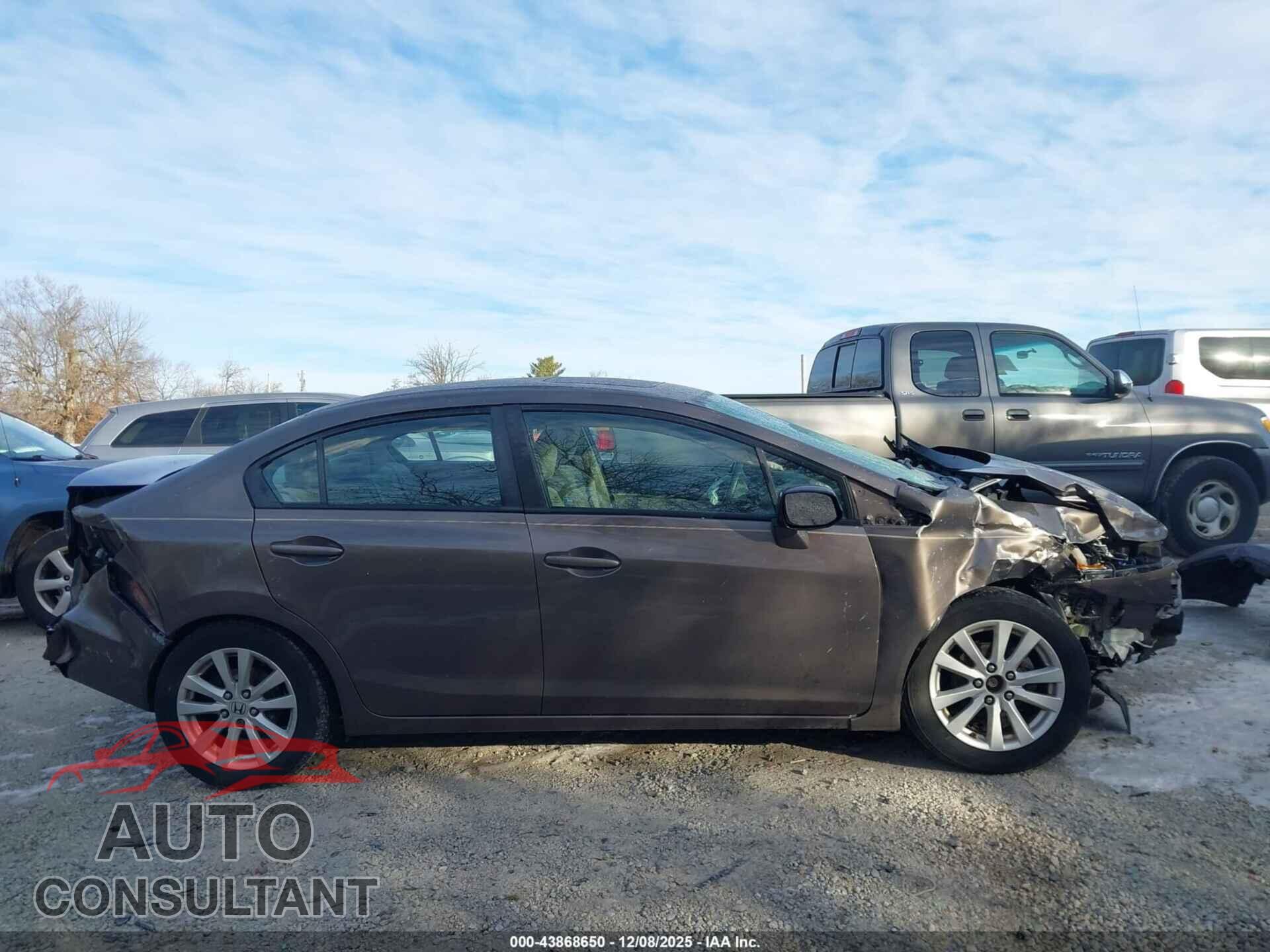 HONDA CIVIC 2012 - 2HGFB2F84CH511774