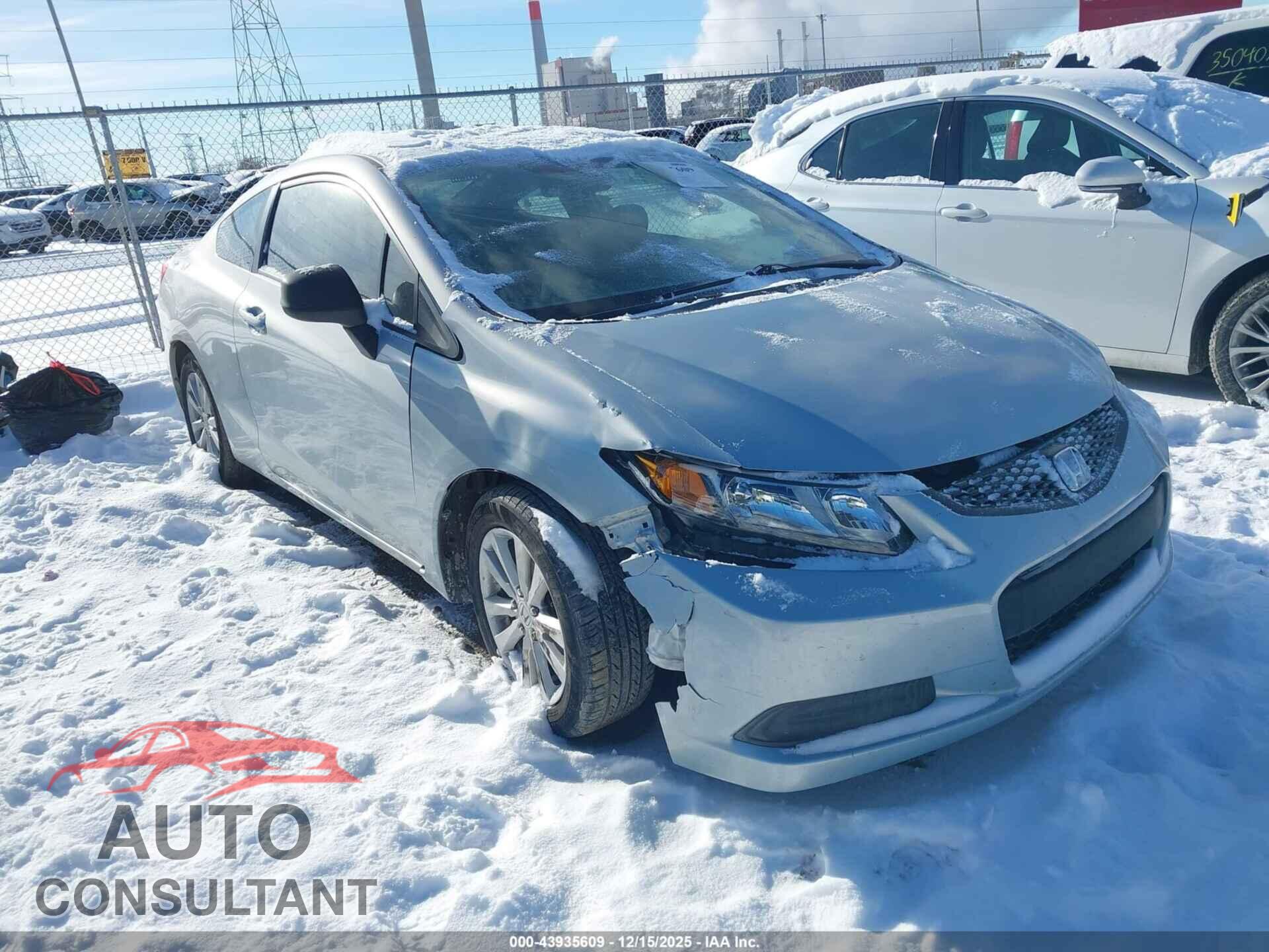 HONDA CIVIC 2012 - 2HGFG3B86CH558382