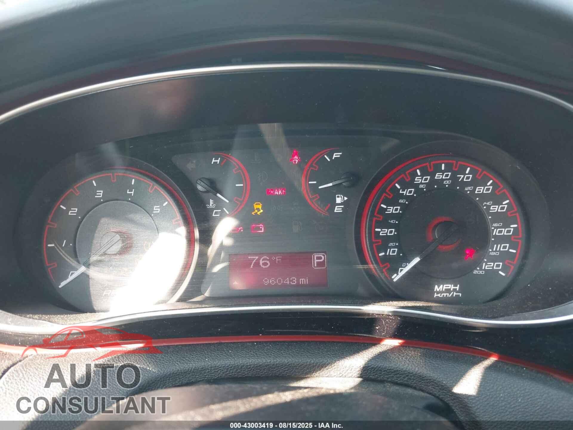 DODGE DART 2015 - 1C3CDFAA2FD391864