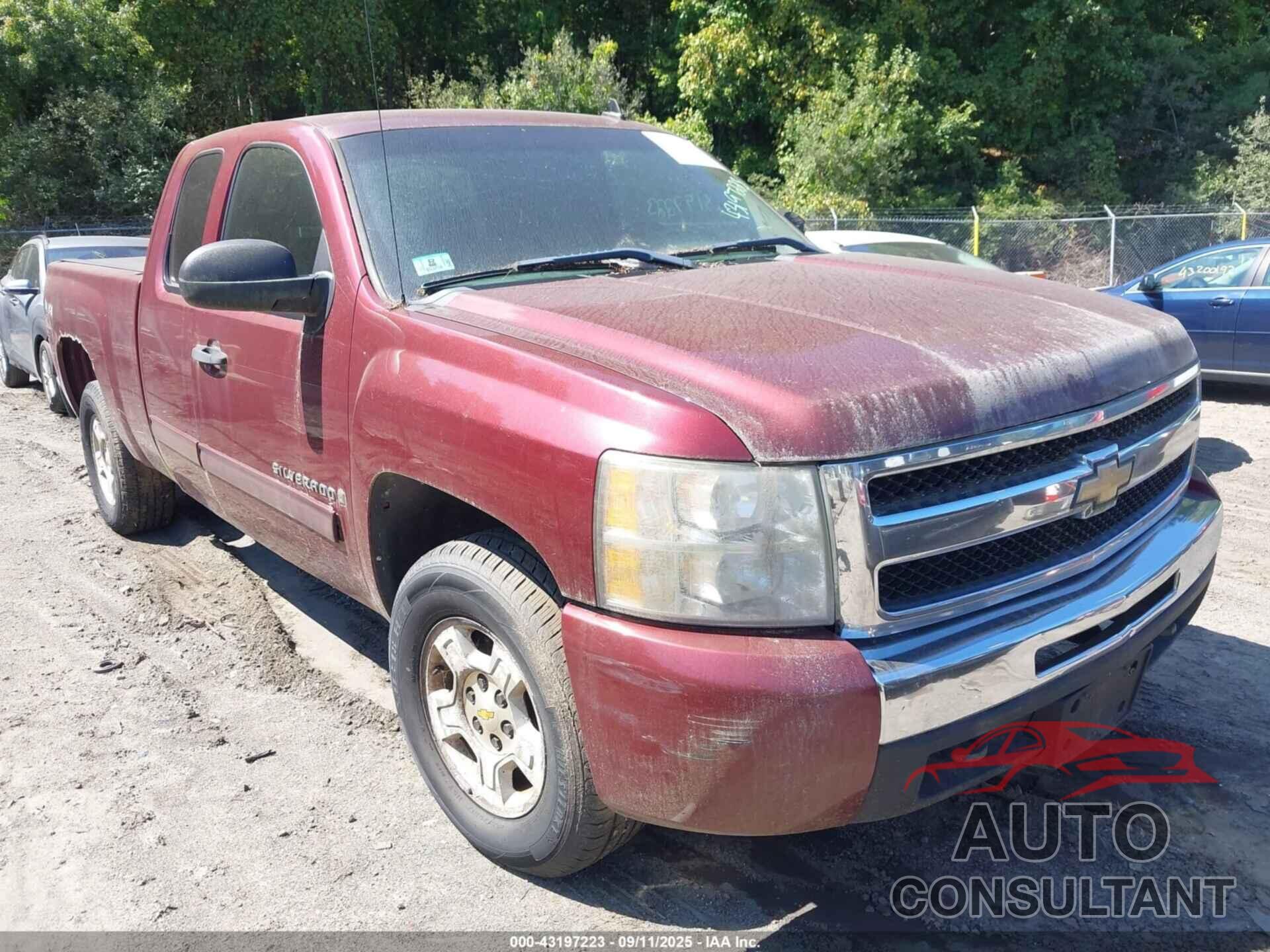 CHEVROLET SILVERADO 1500 2009 - 2GCEK29J691116246