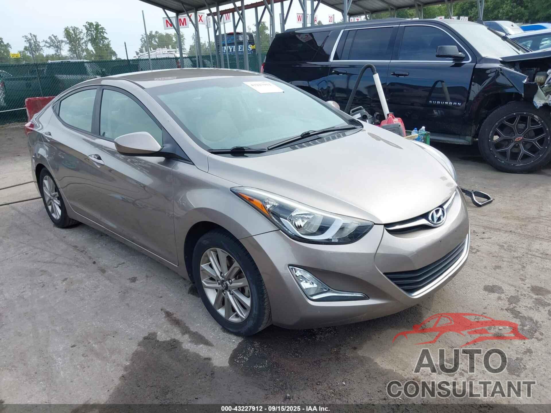 HYUNDAI ELANTRA 2016 - 5NPDH4AE0GH749079