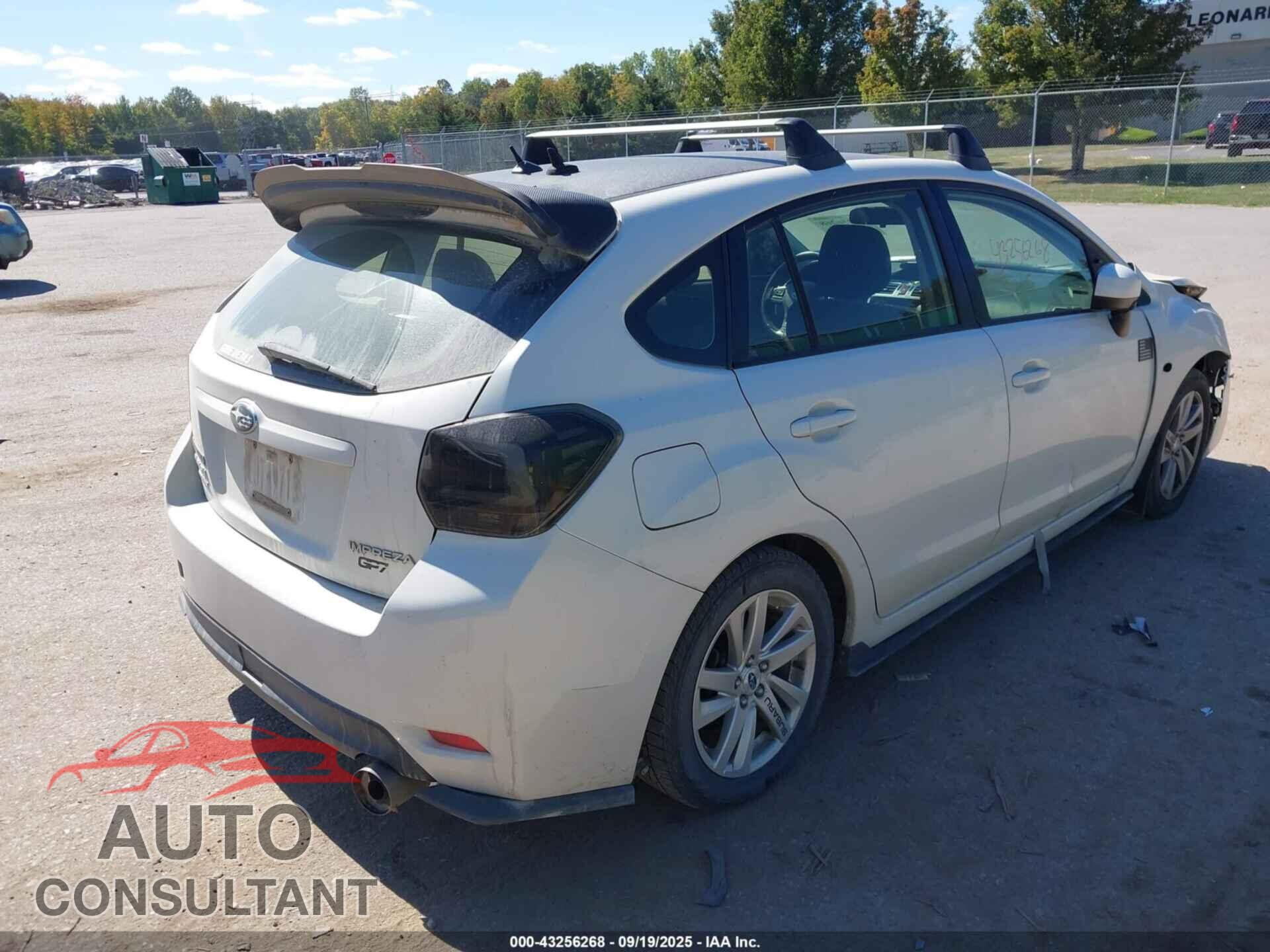SUBARU IMPREZA 2015 - JF1GPAC68F8242700