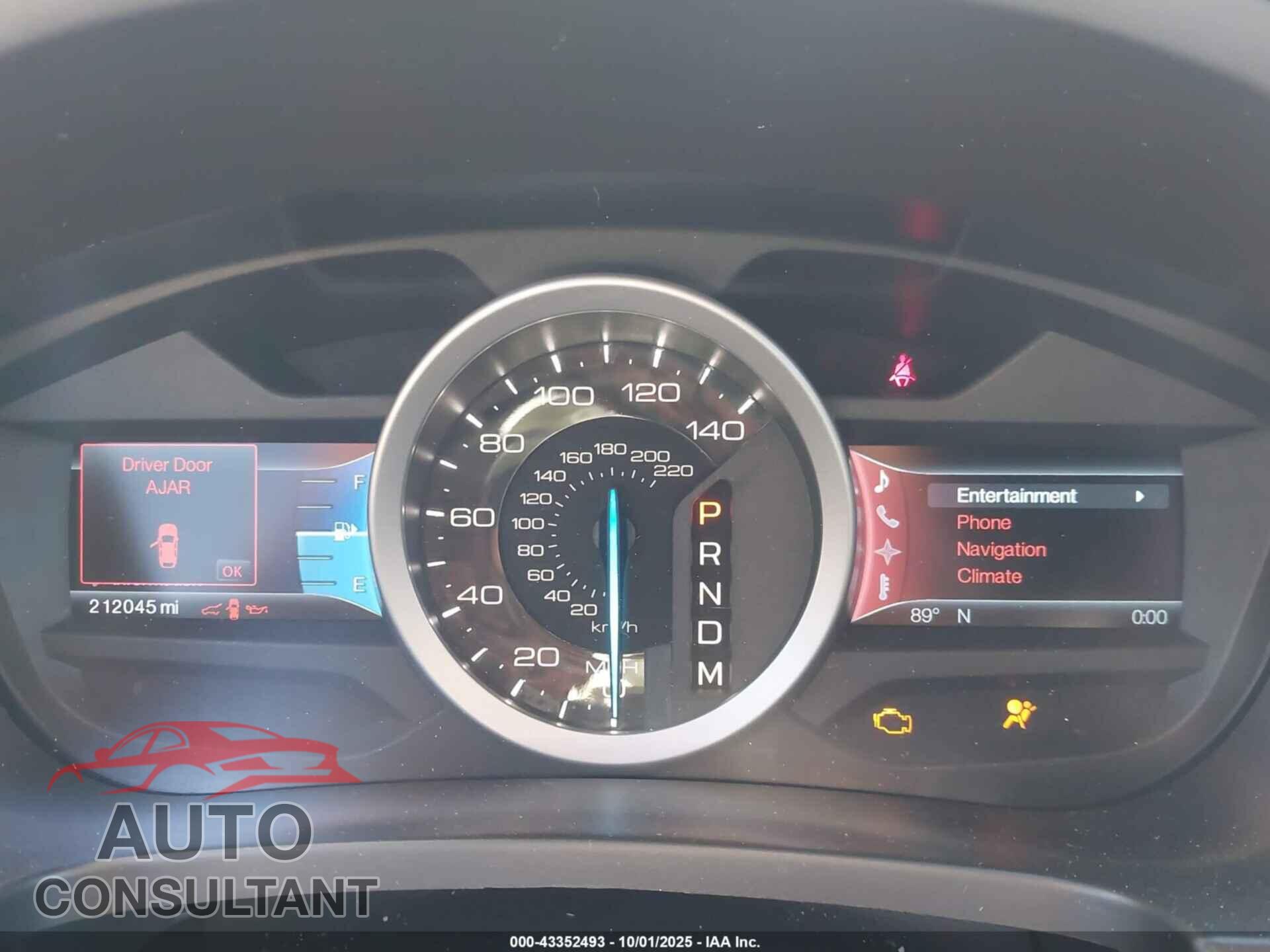 FORD EXPLORER 2011 - 1FMHK8D87BGA89955