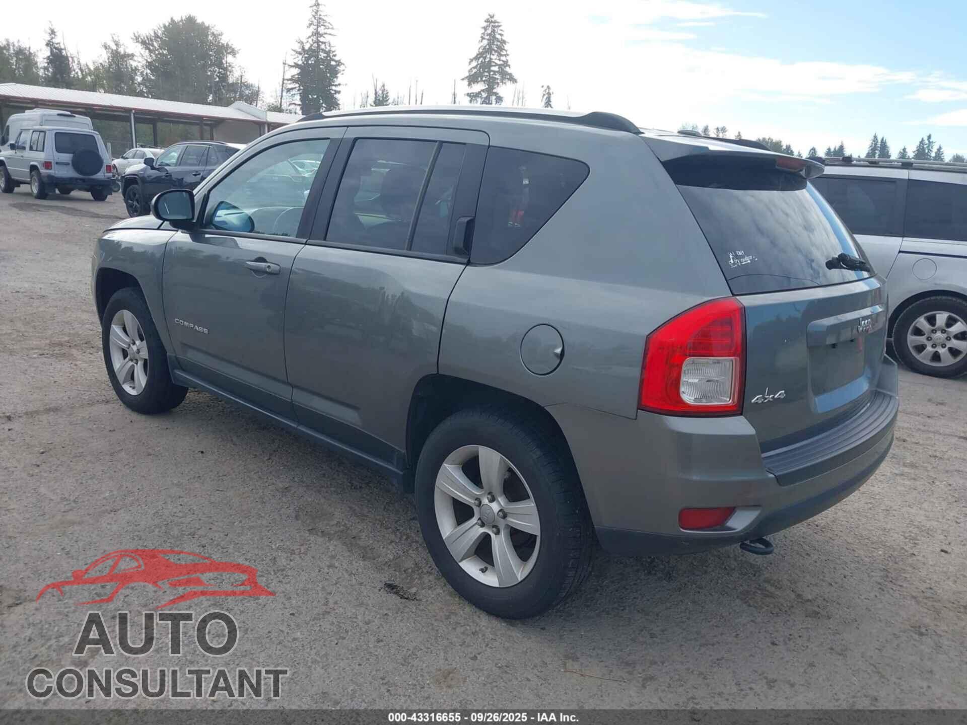 JEEP COMPASS 2012 - 1C4NJDEB2CD616512