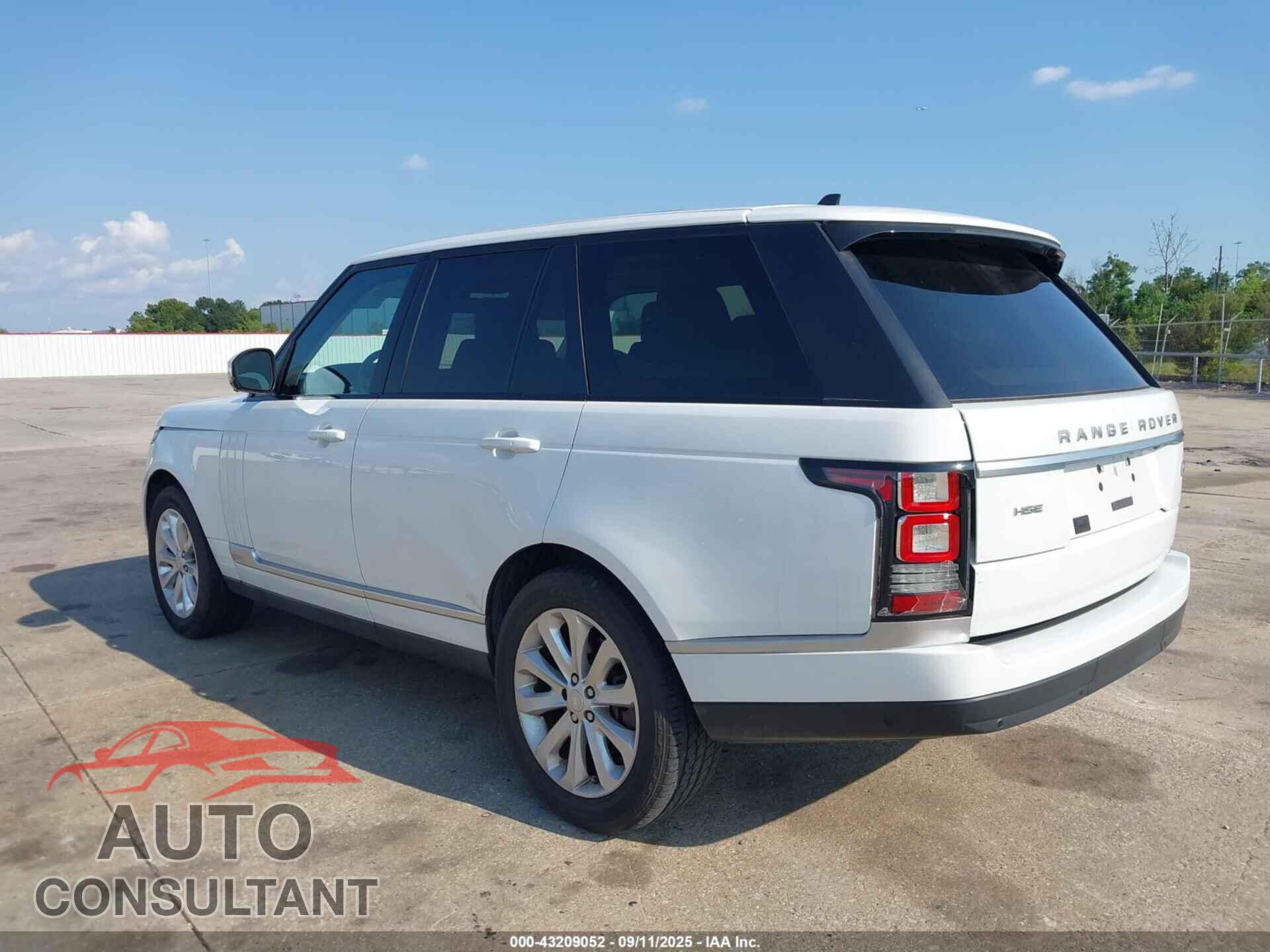 LAND ROVER RANGE ROVER 2015 - SALGS2VF5FA222708