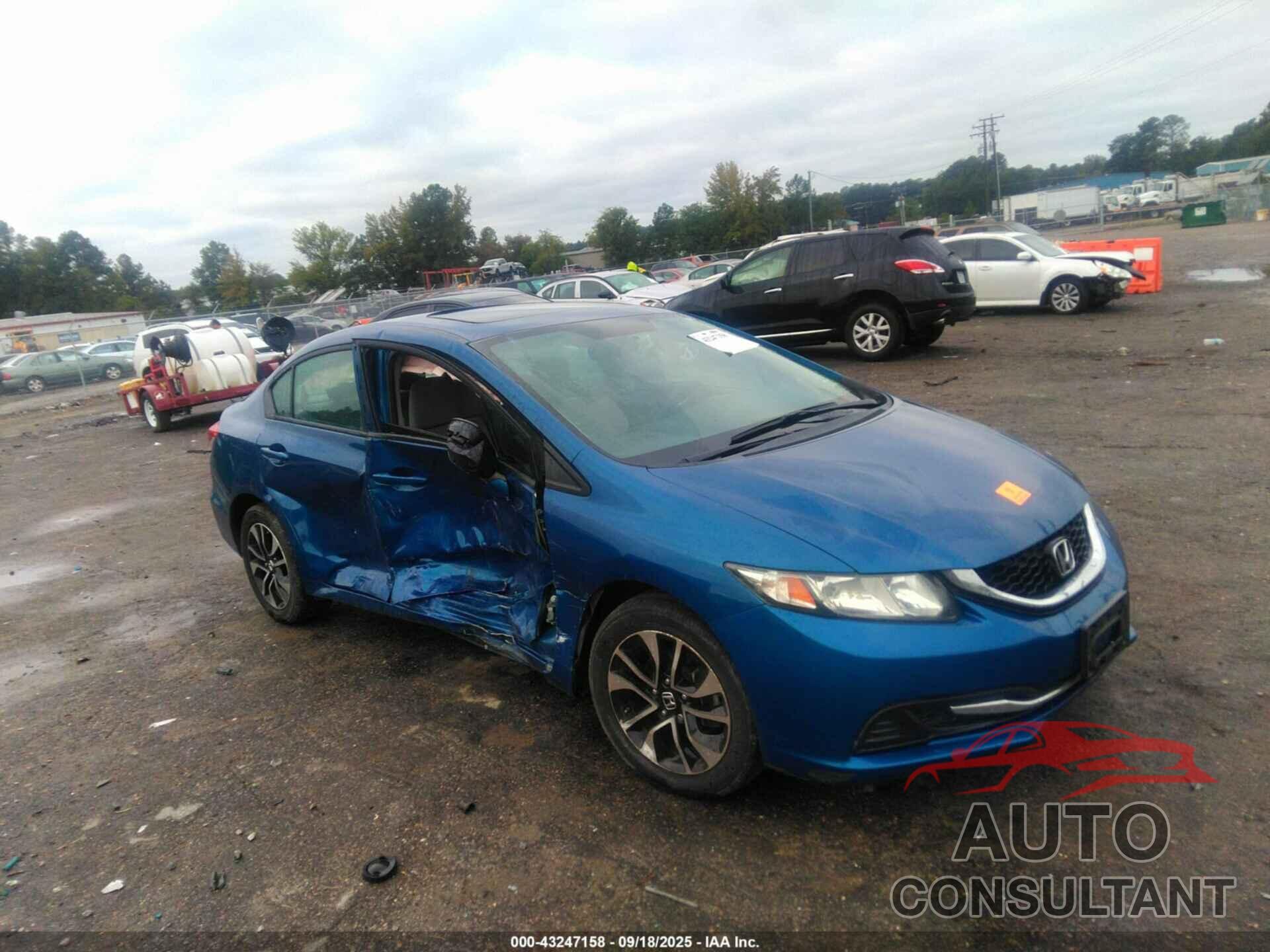 HONDA CIVIC 2013 - 19XFB2F87DE054437