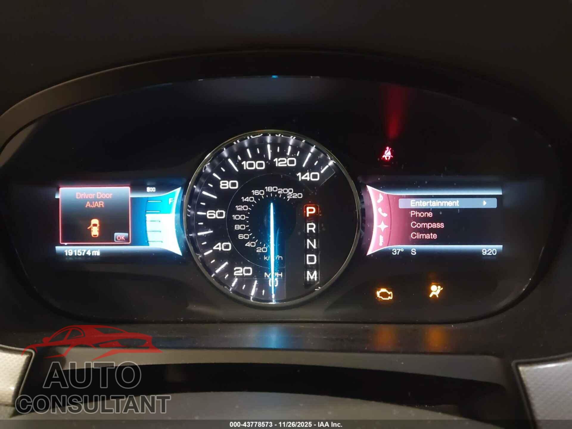 FORD EDGE 2011 - 2FMDK3JC5BBB21447