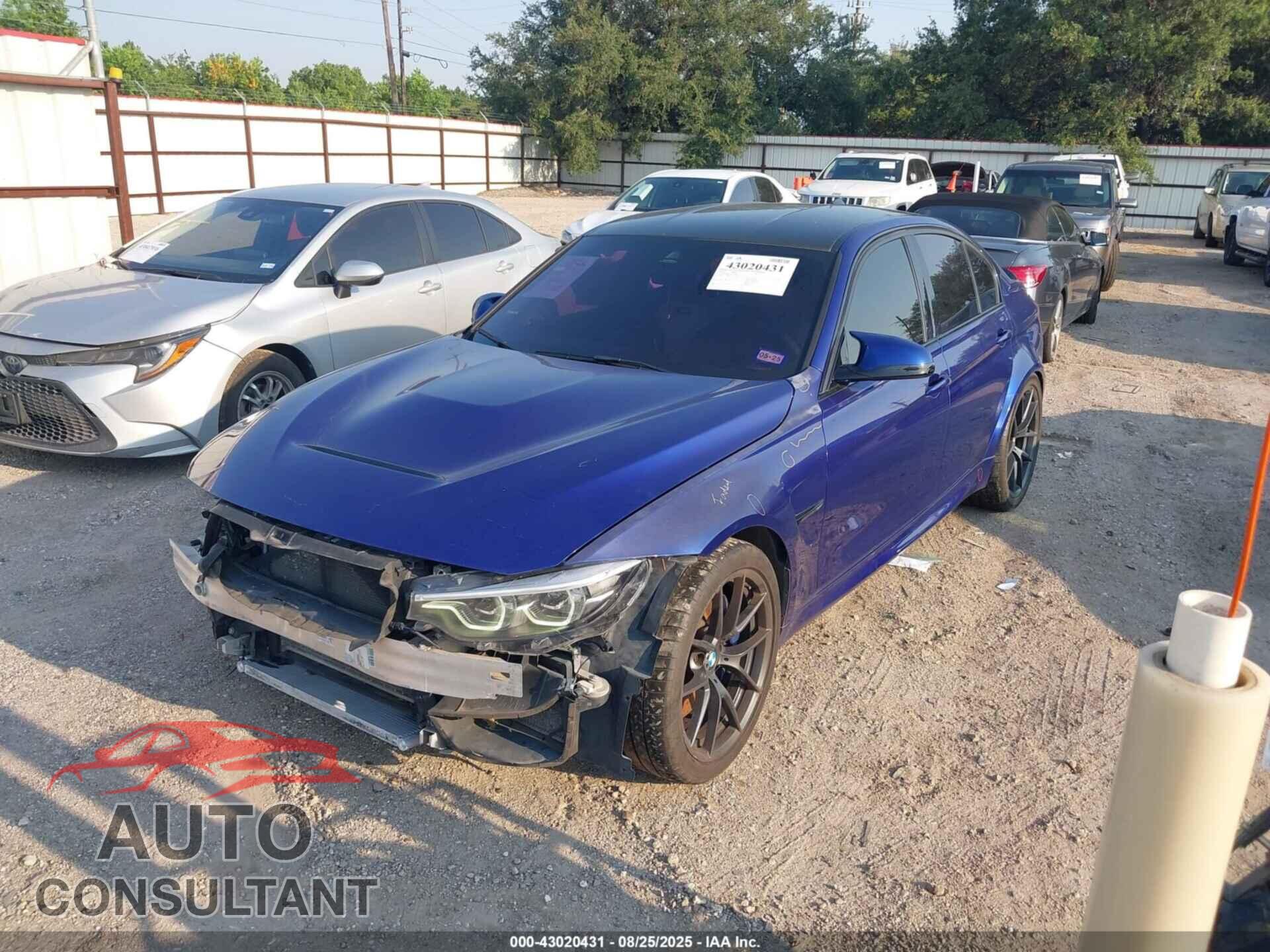 BMW M3 2018 - WBS8M9C59J5L00295