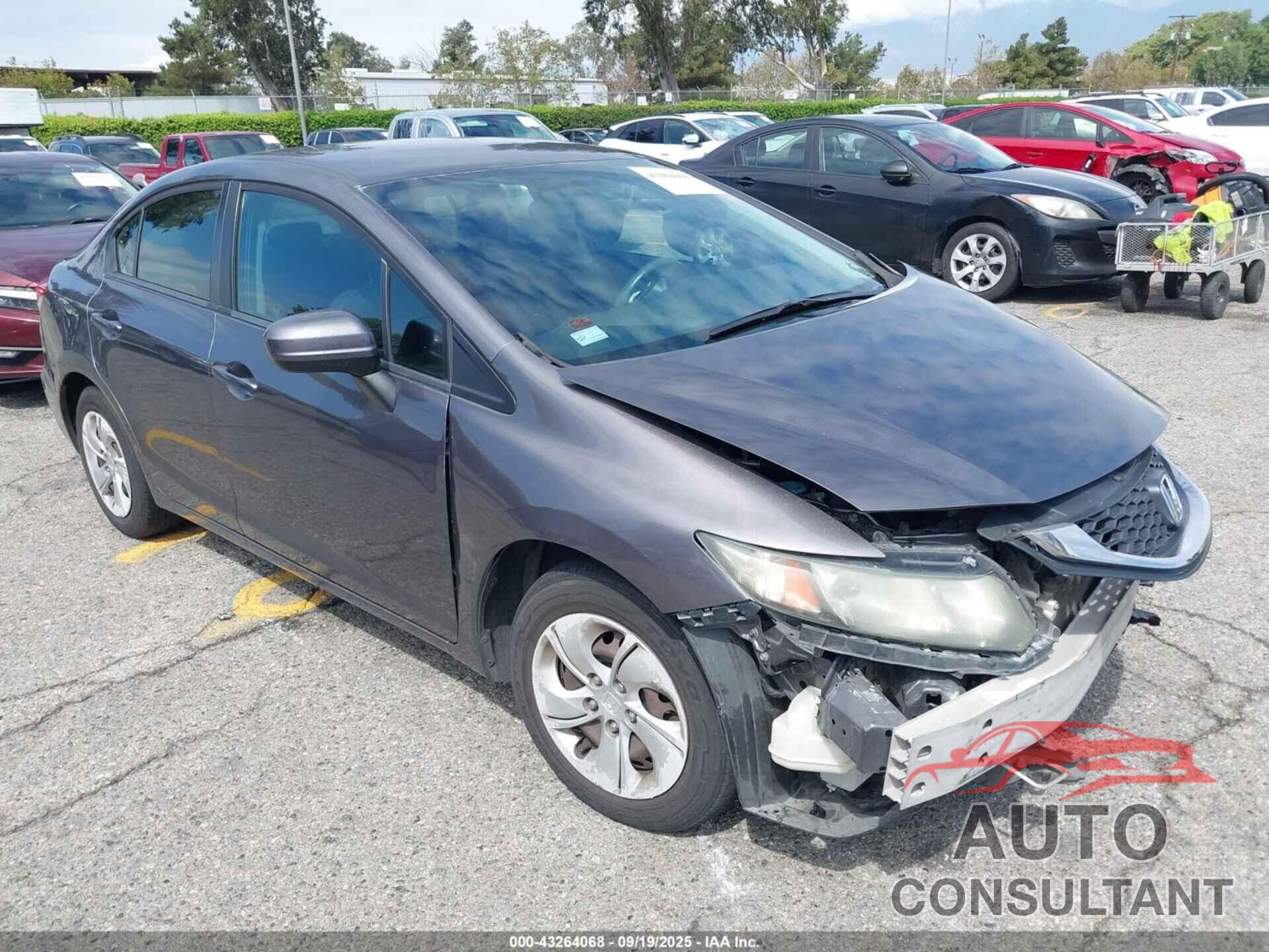HONDA CIVIC 2015 - 19XFB2F50FE245934