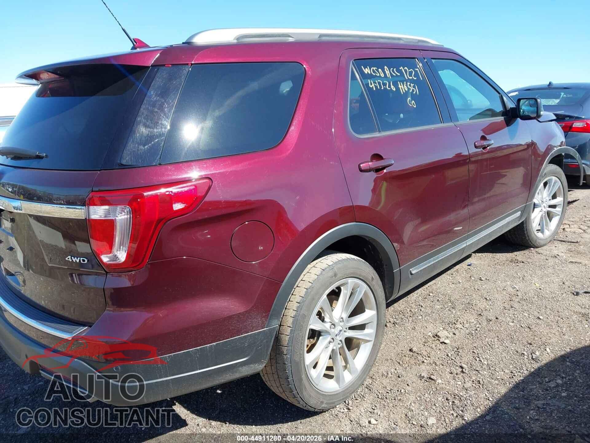 FORD EXPLORER 2018 - 1FM5K8D82JGB87227