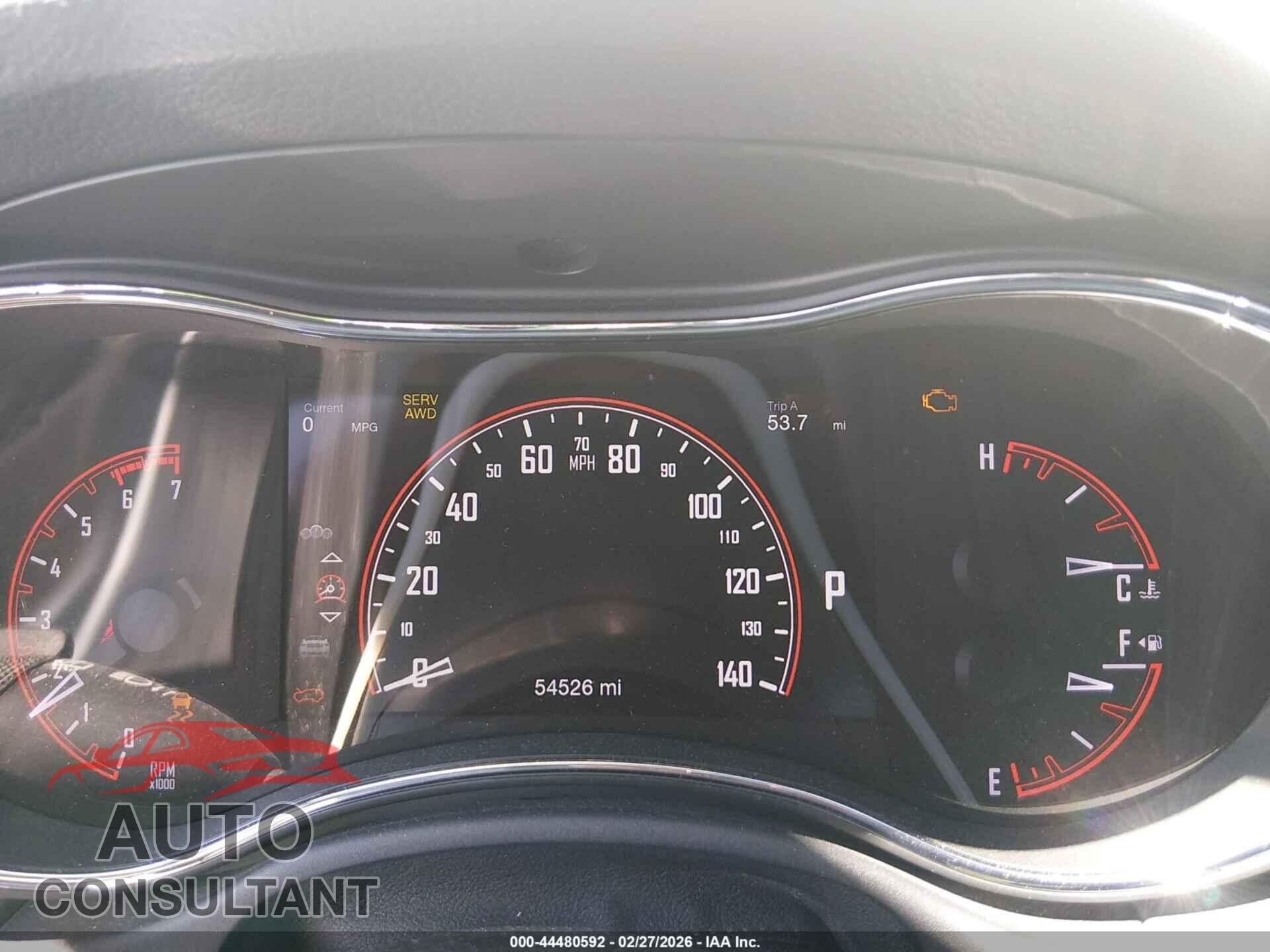 DODGE DURANGO 2017 - 1C4SDJCTXHC653177