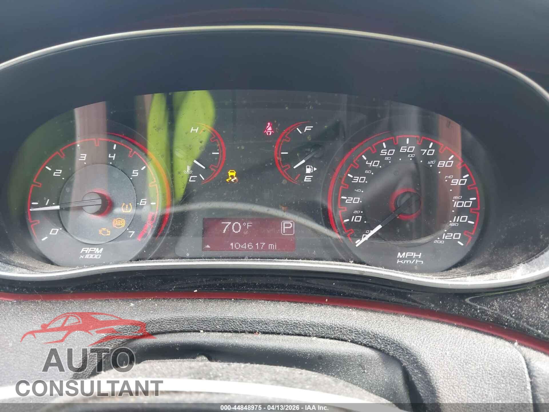 DODGE DART 2015 - 1C3CDFBB3FD226817