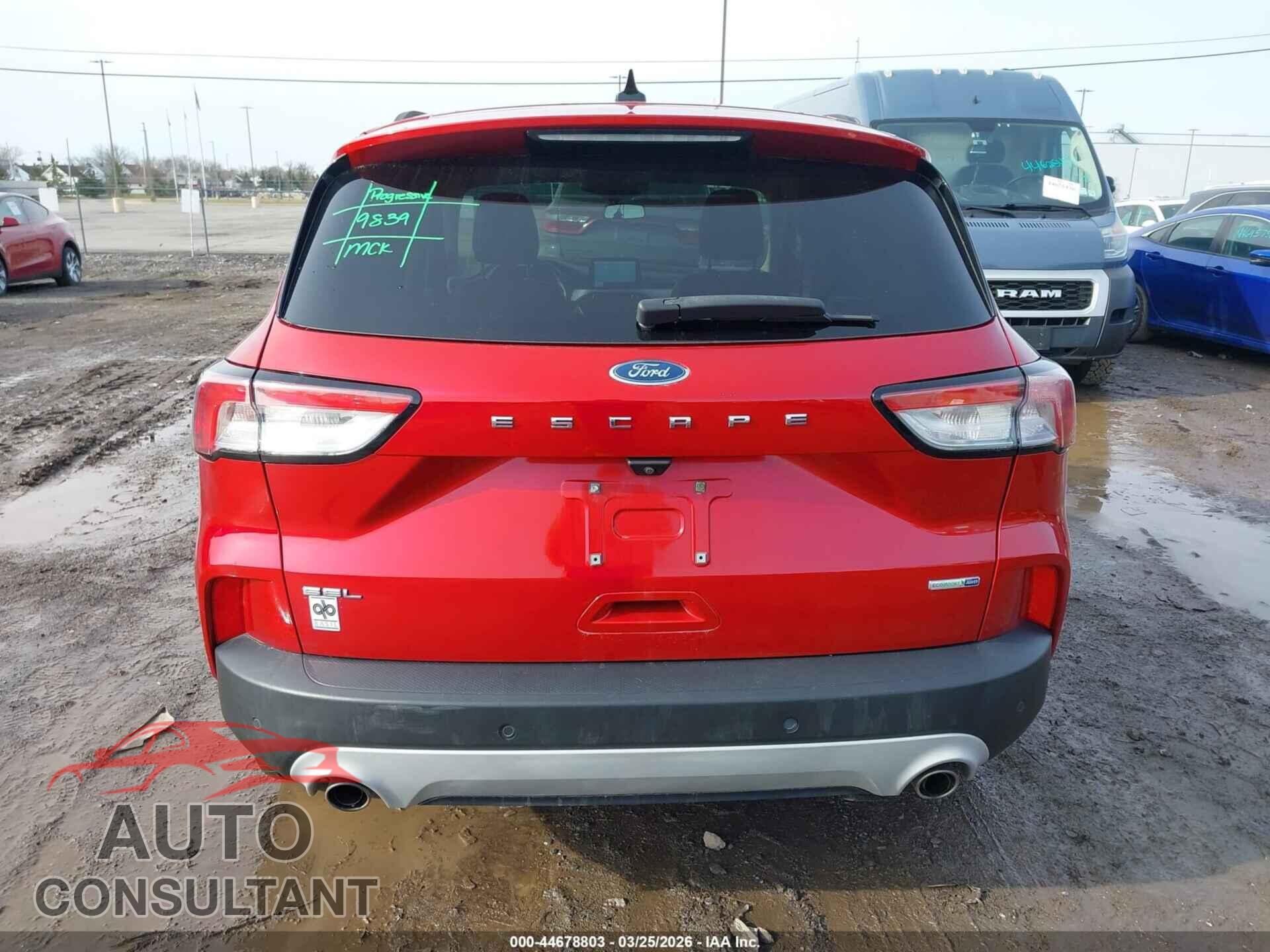 FORD ESCAPE 2020 - 1FMCU9H6XLUA71908