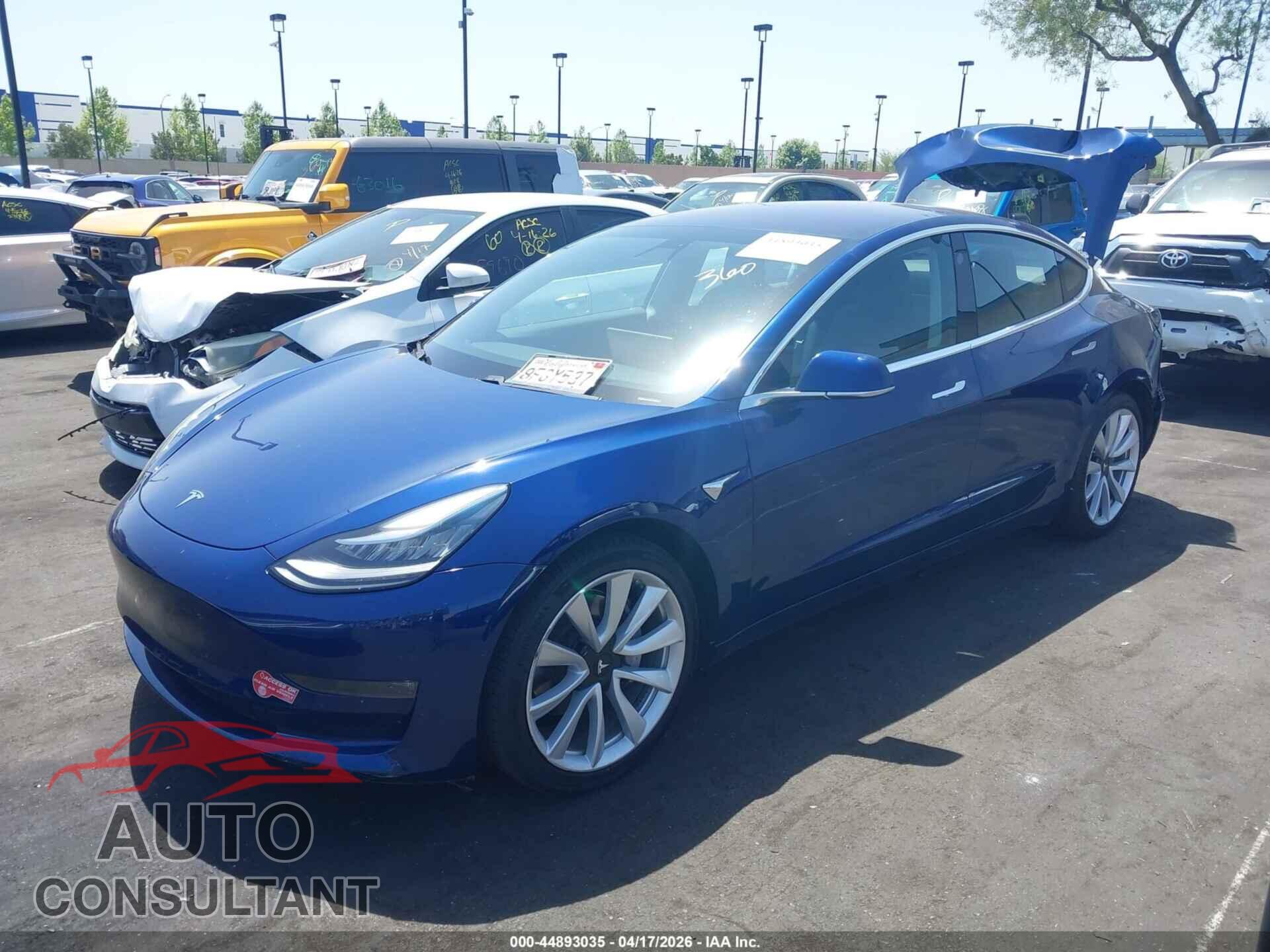 TESLA MODEL 3 2018 - 5YJ3E1EA5JF050028