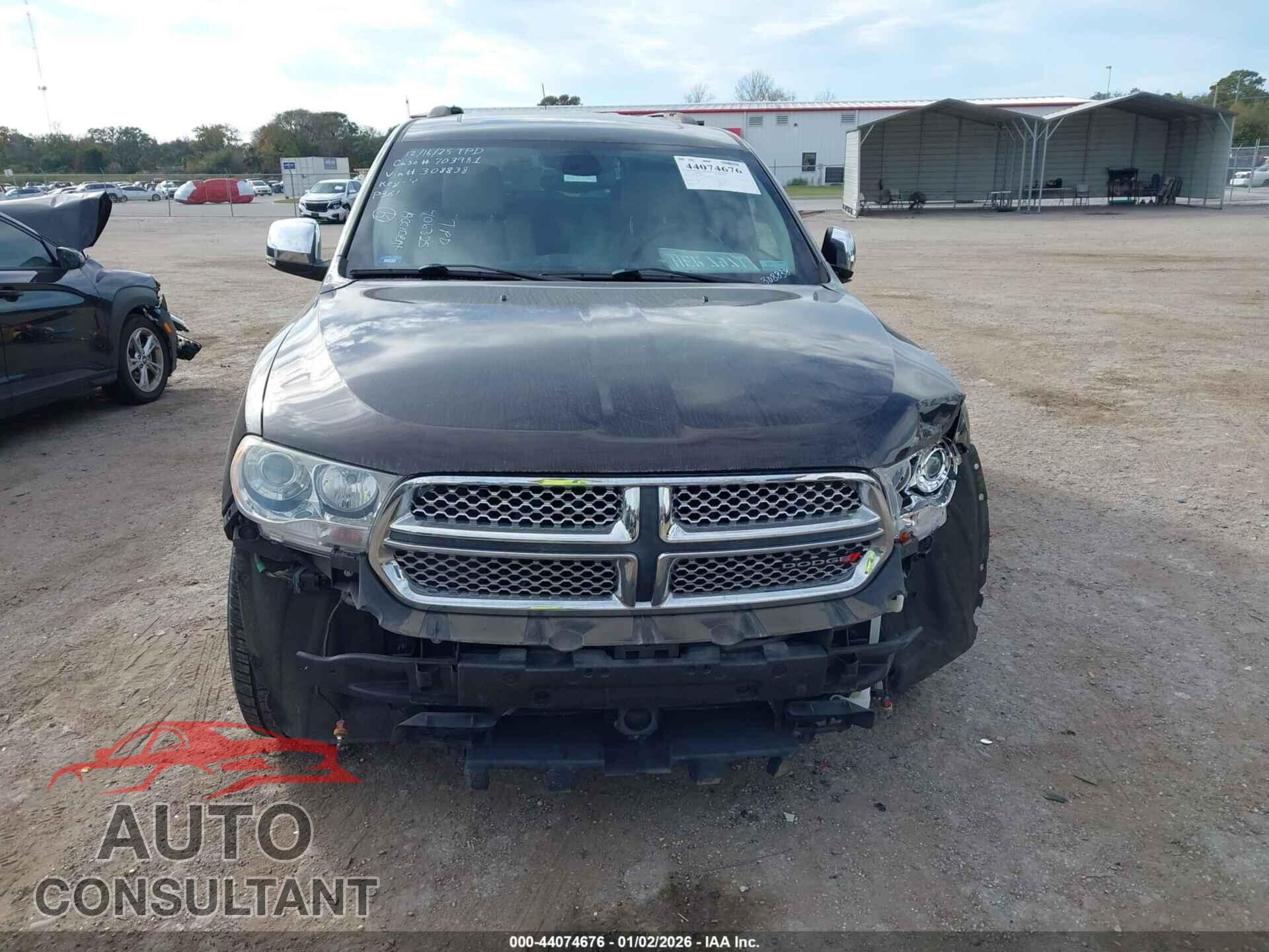 DODGE DURANGO 2012 - 1C4SDJET5CC308838