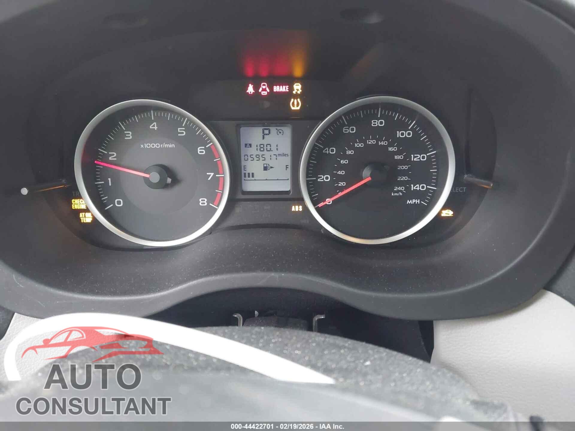 SUBARU FORESTER 2015 - JF2SJADC6FH571083