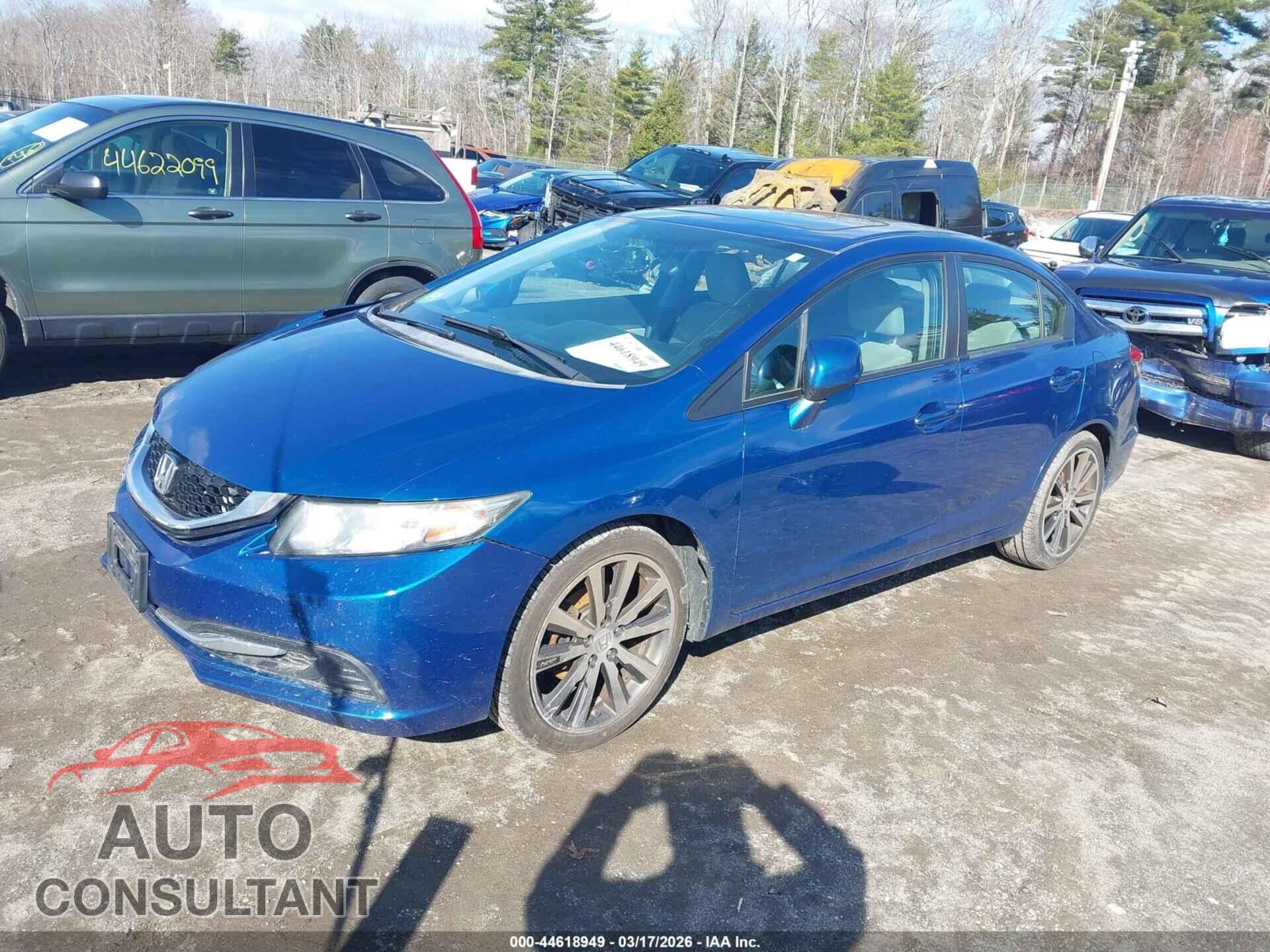 HONDA CIVIC 2013 - 19XFB2F85DE282940