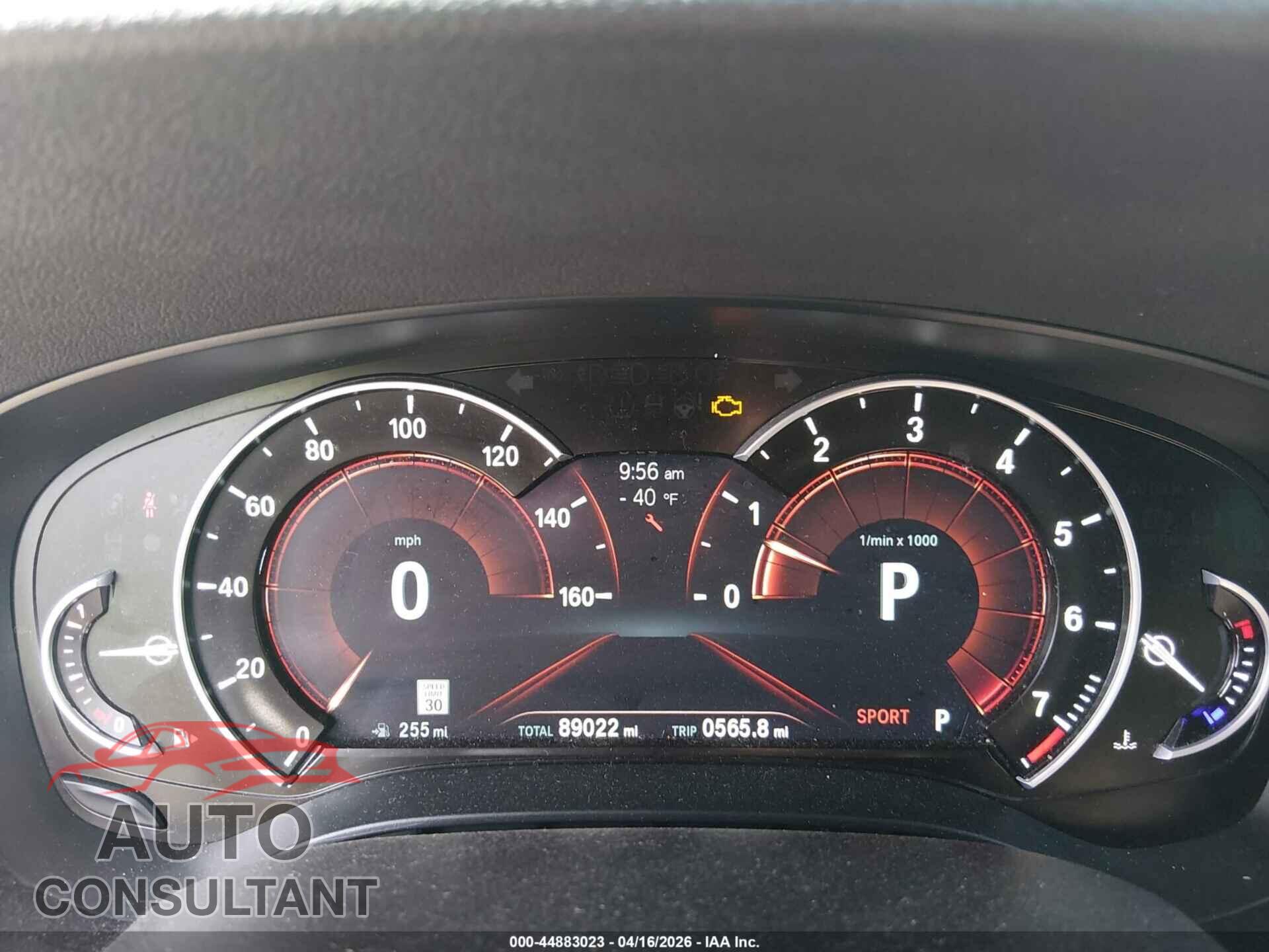 BMW 540I 2019 - WBAJE7C54KG892962