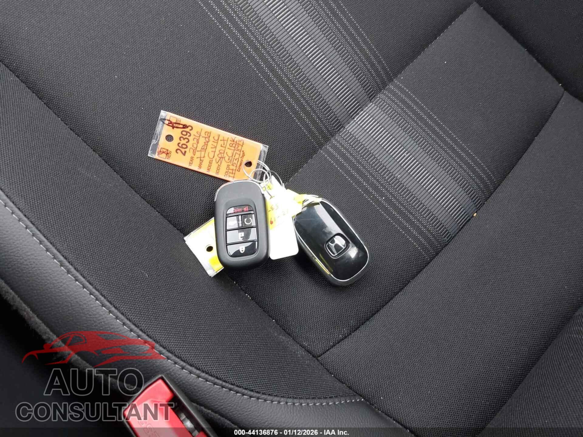 HONDA CIVIC 2026 - 2HGFE2F53TH537893