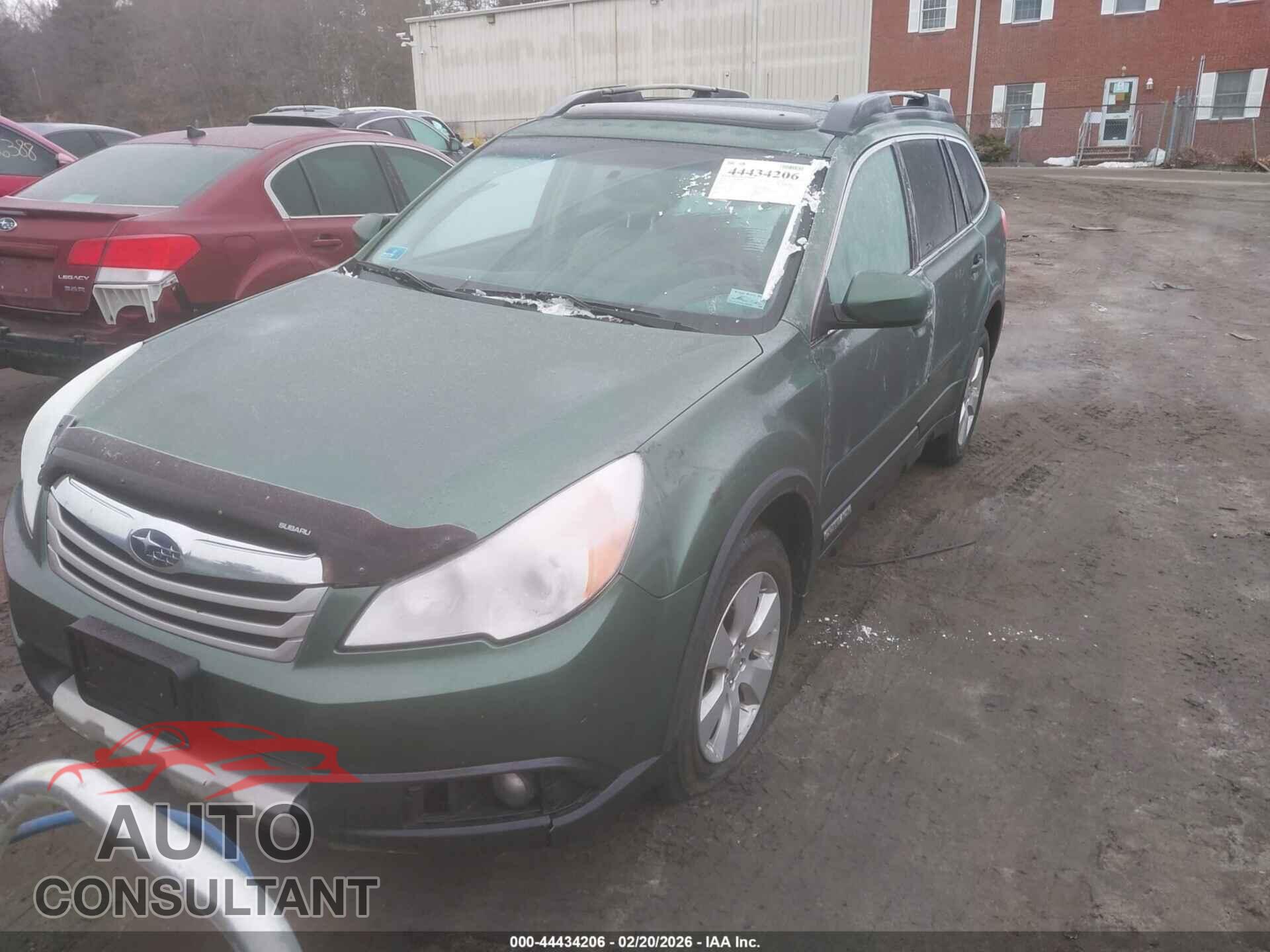 SUBARU OUTBACK 2011 - 4S4BRBLC8B3412972