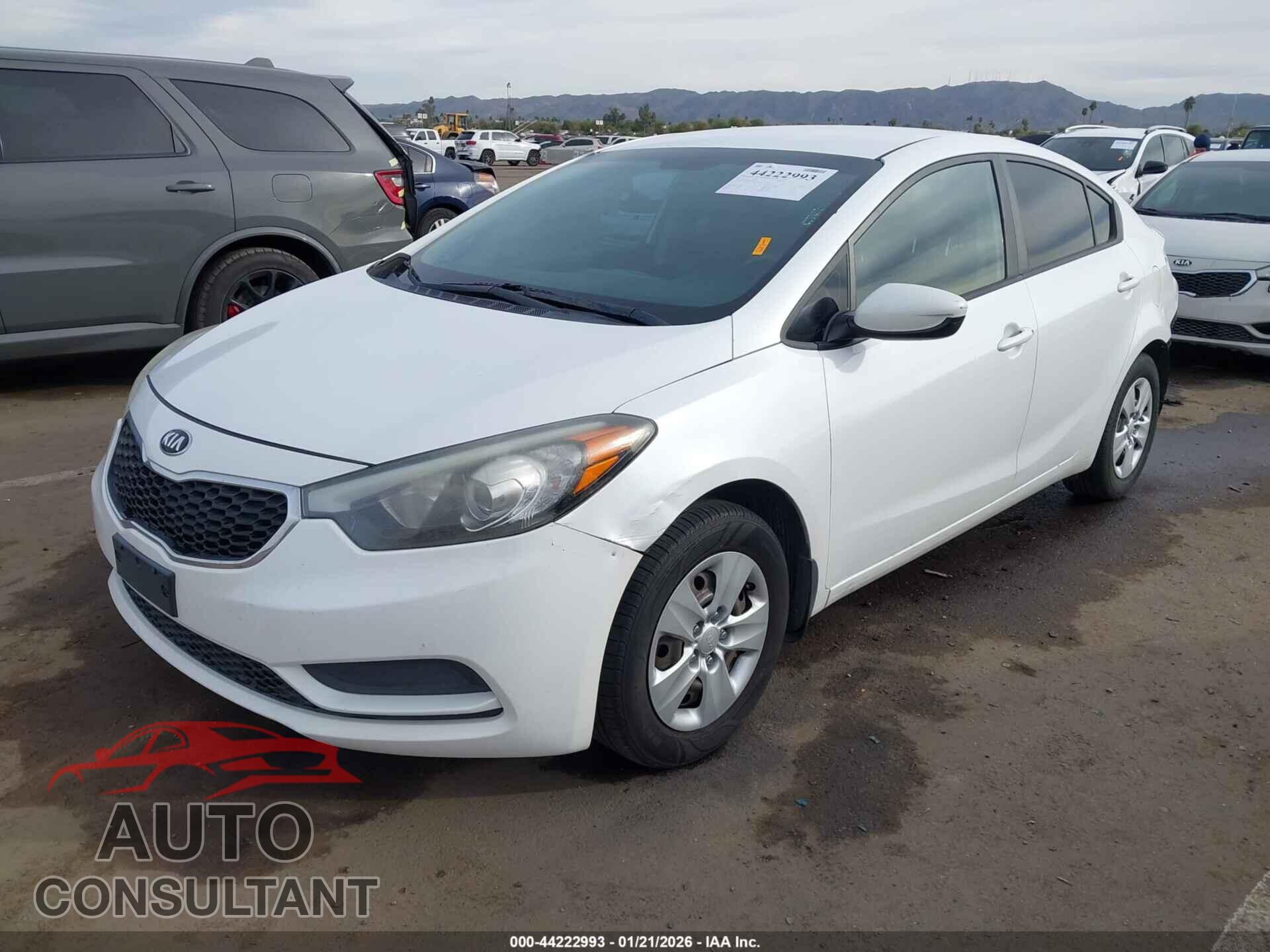 KIA FORTE 2014 - KNAFK4A68E5075082