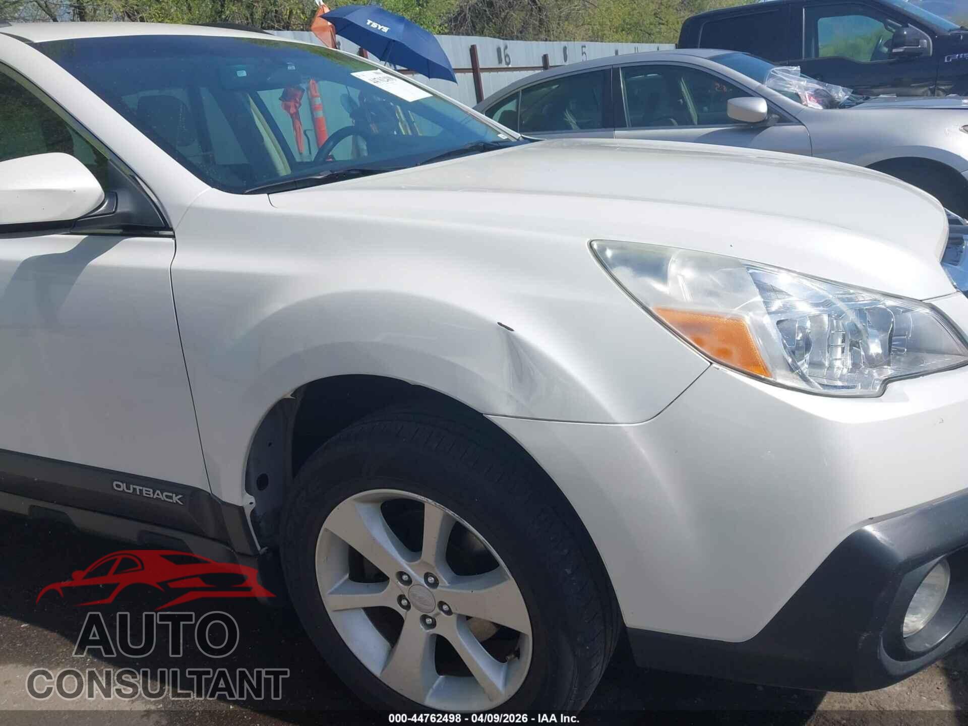 SUBARU OUTBACK 2013 - 4S4BRCCC8D3247840
