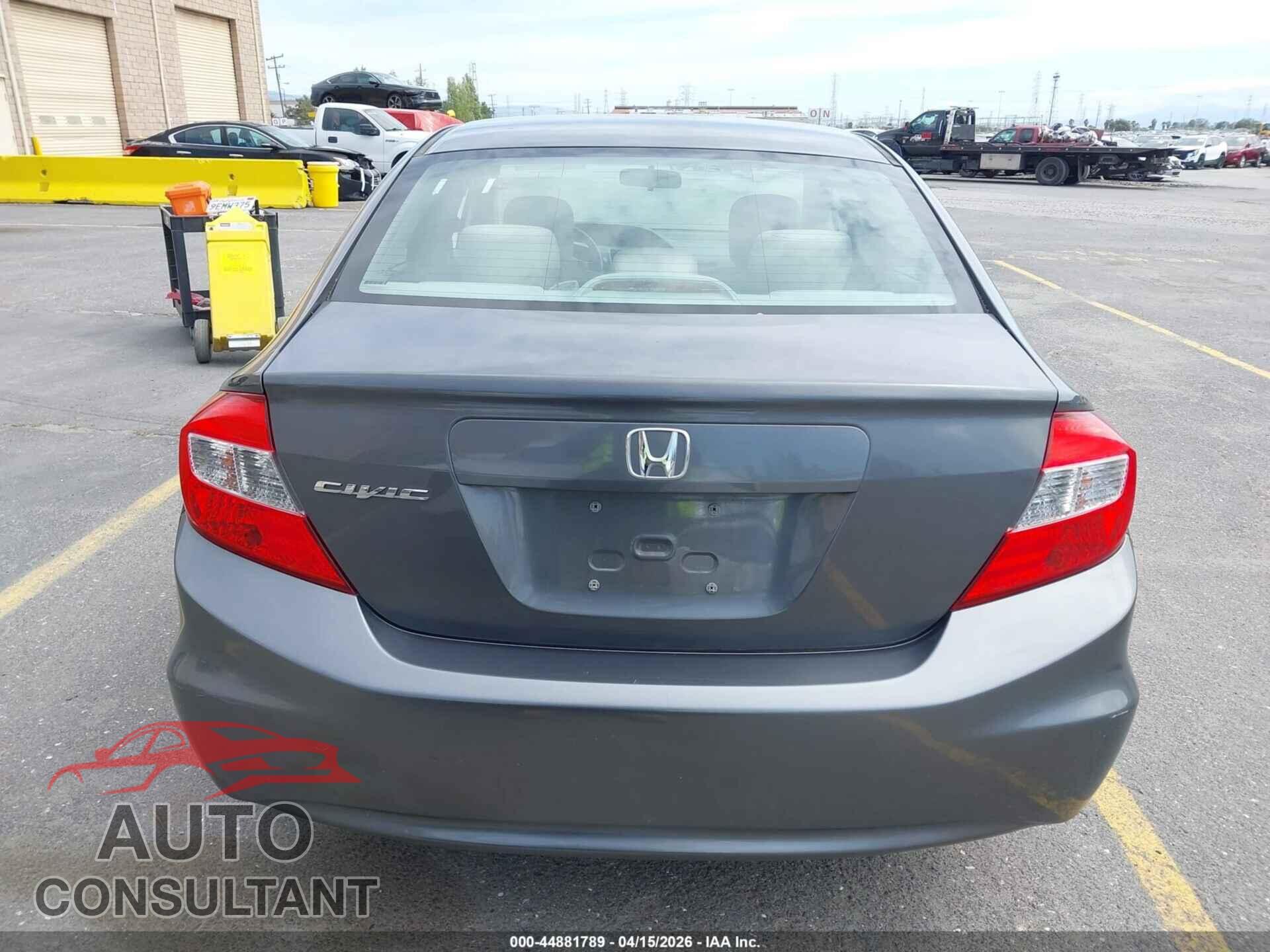 HONDA CIVIC 2012 - 2HGFB2F5XCH567451