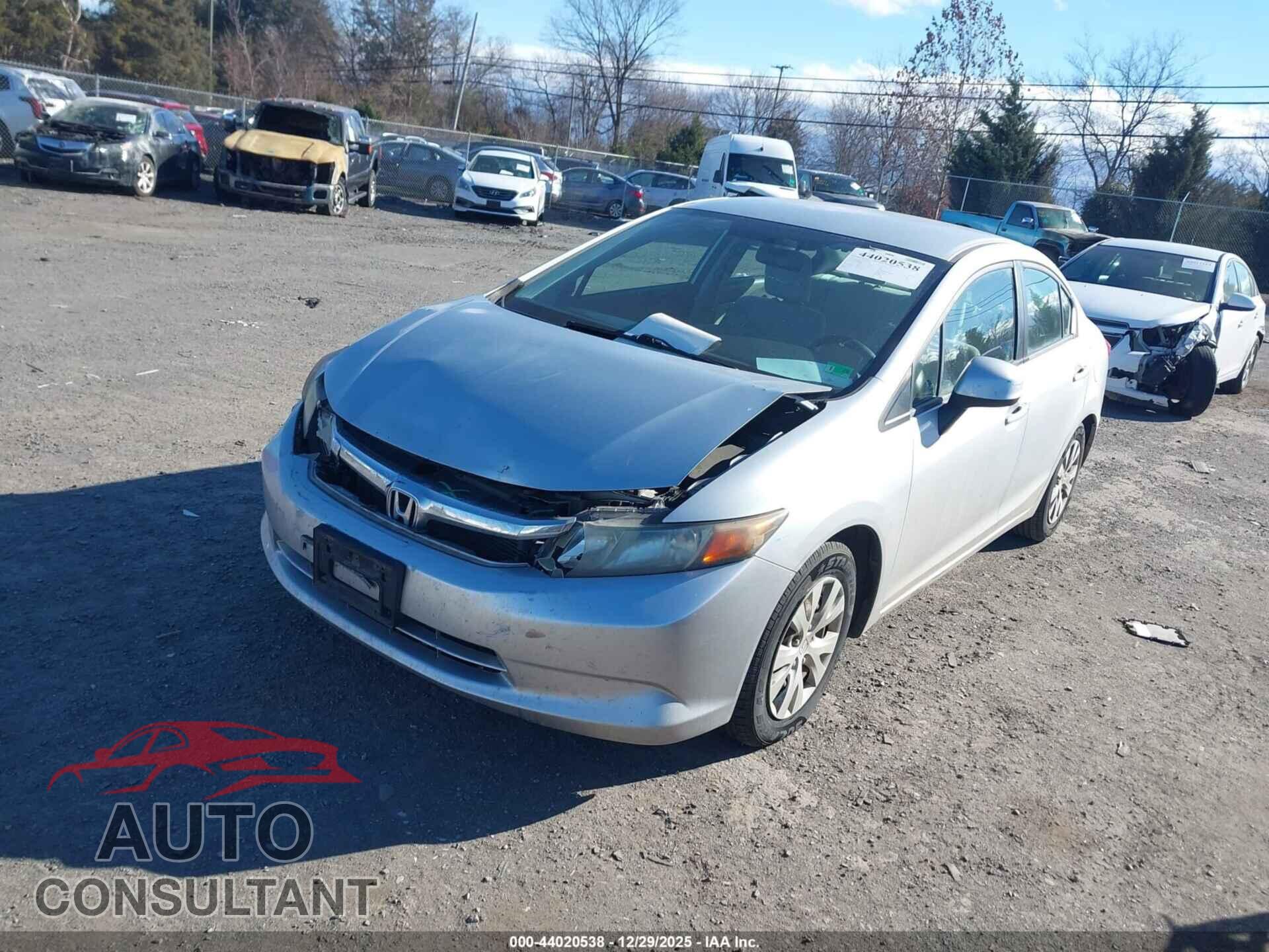 HONDA CIVIC 2012 - 2HGFB2F56CH566698