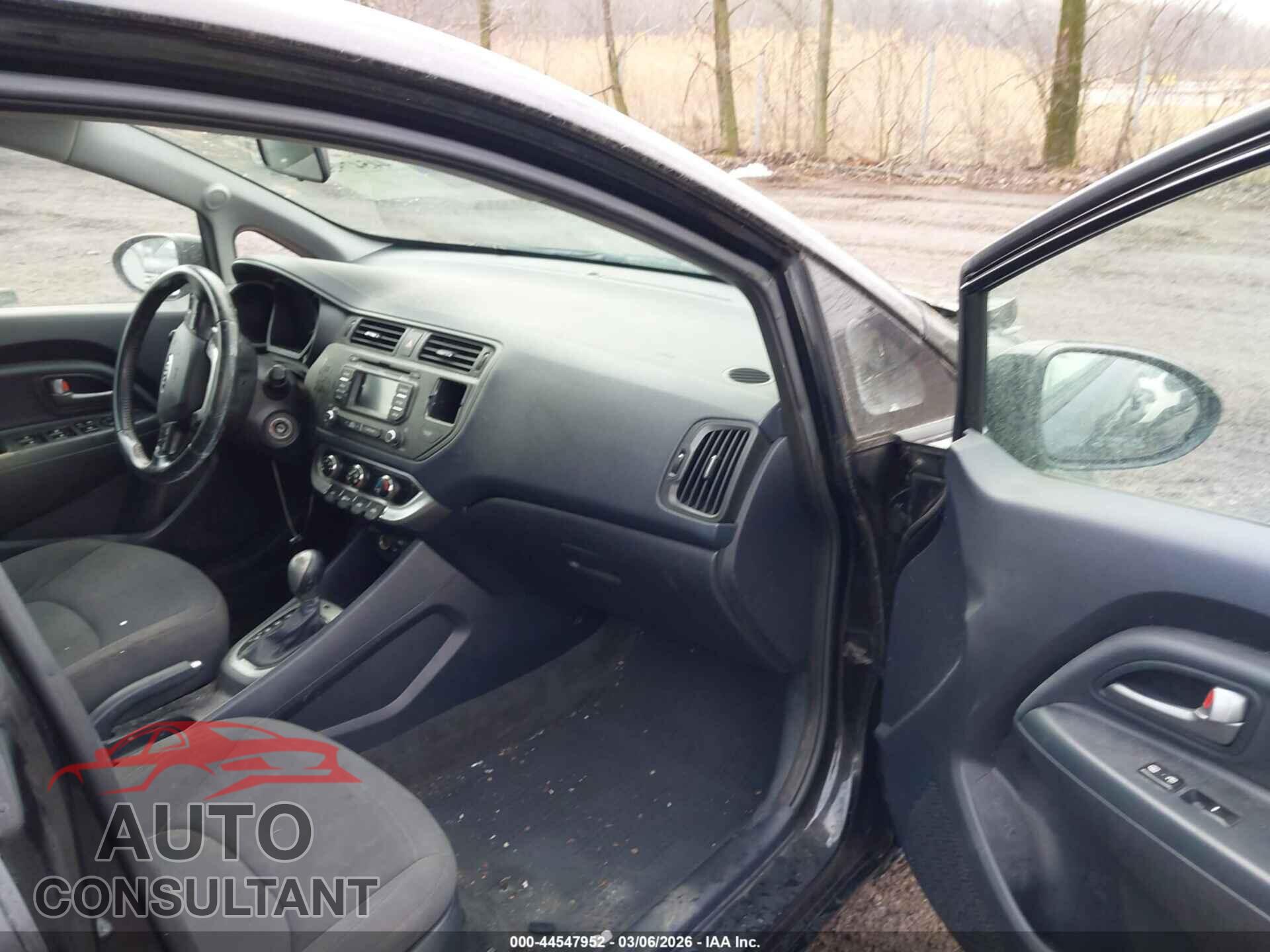 KIA RIO 2014 - KNADN5A30E6325368