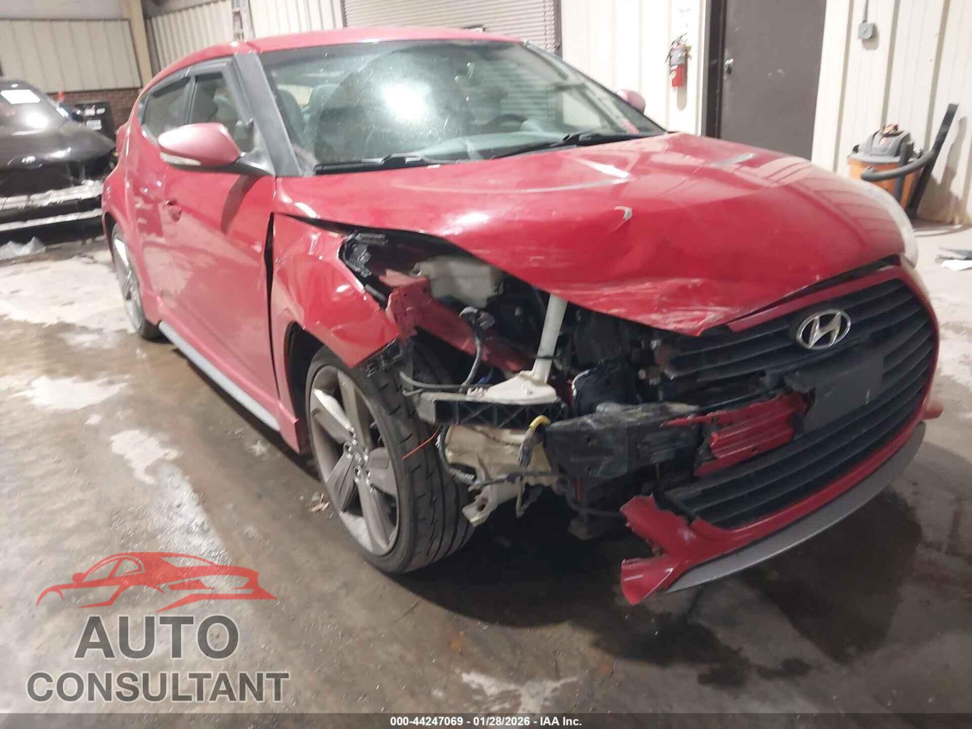 HYUNDAI VELOSTER 2013 - KMHTC6AE8DU163538