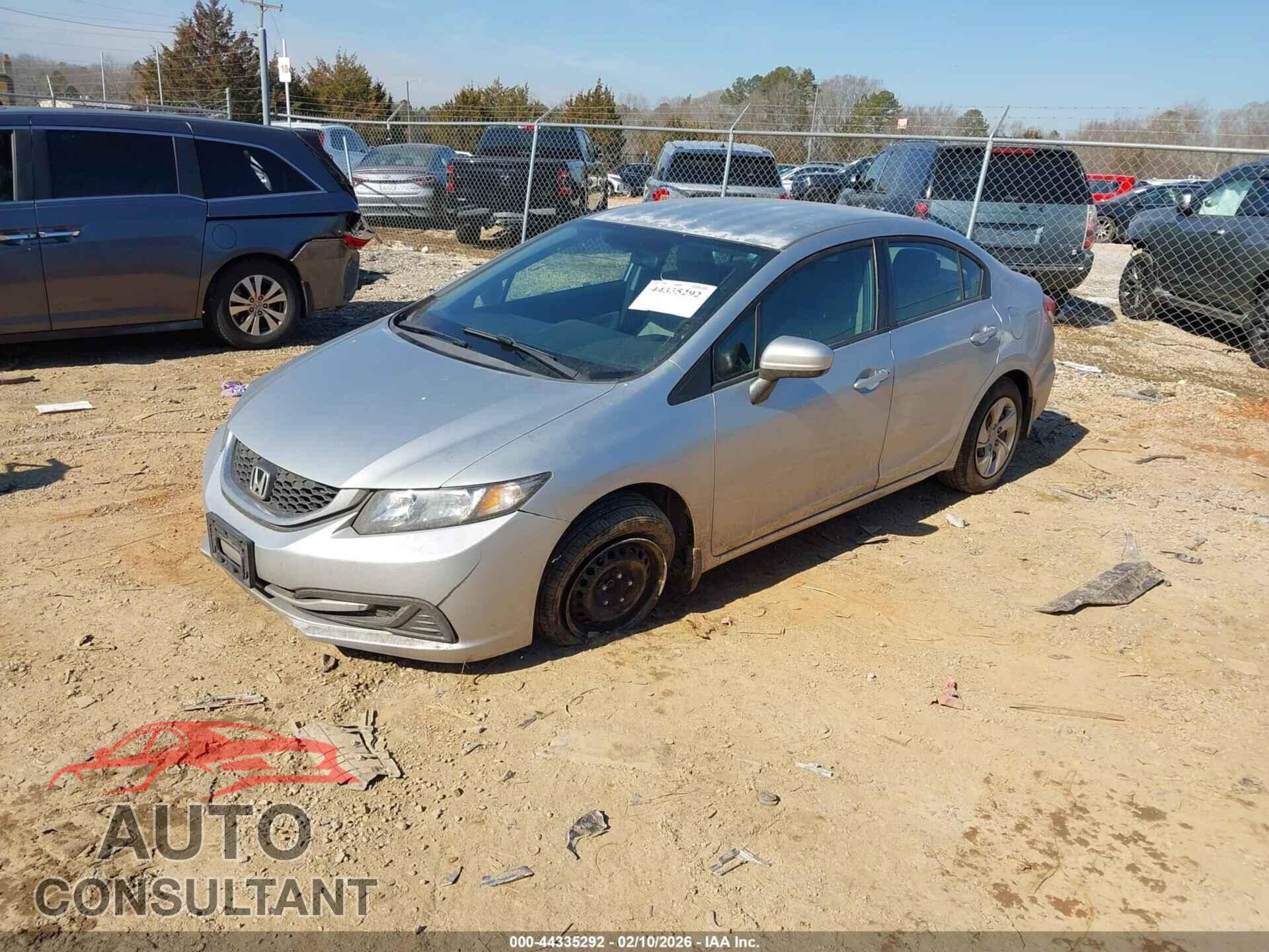HONDA CIVIC 2014 - 2HGFB2F55EH500047