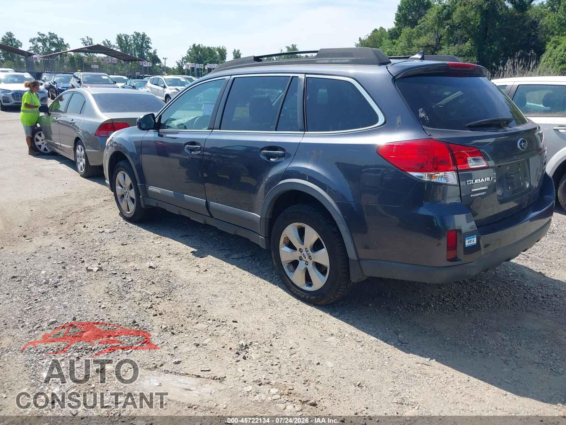 SUBARU OUTBACK 2012 - 4S4BRBLCXC3281612