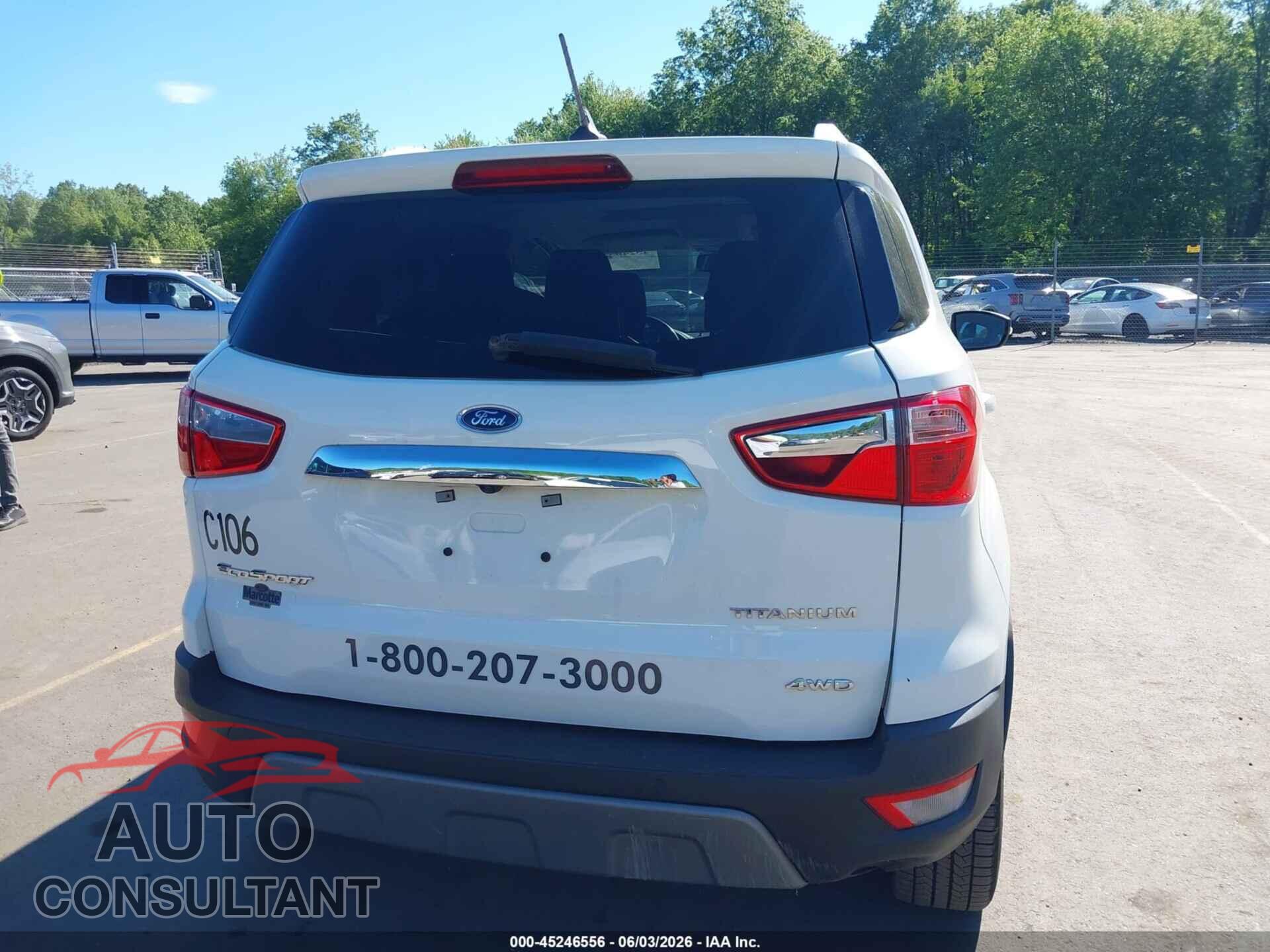 FORD ECOSPORT 2019 - MAJ6S3KL9KC257873