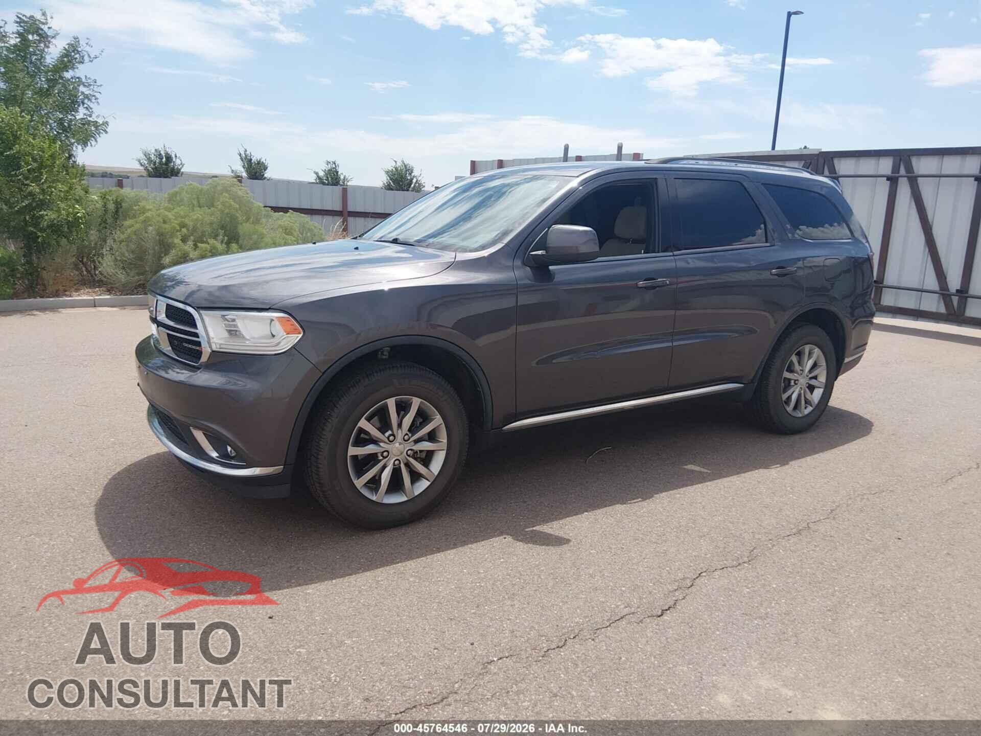DODGE DURANGO 2017 - 1C4RDJAG3HC878657